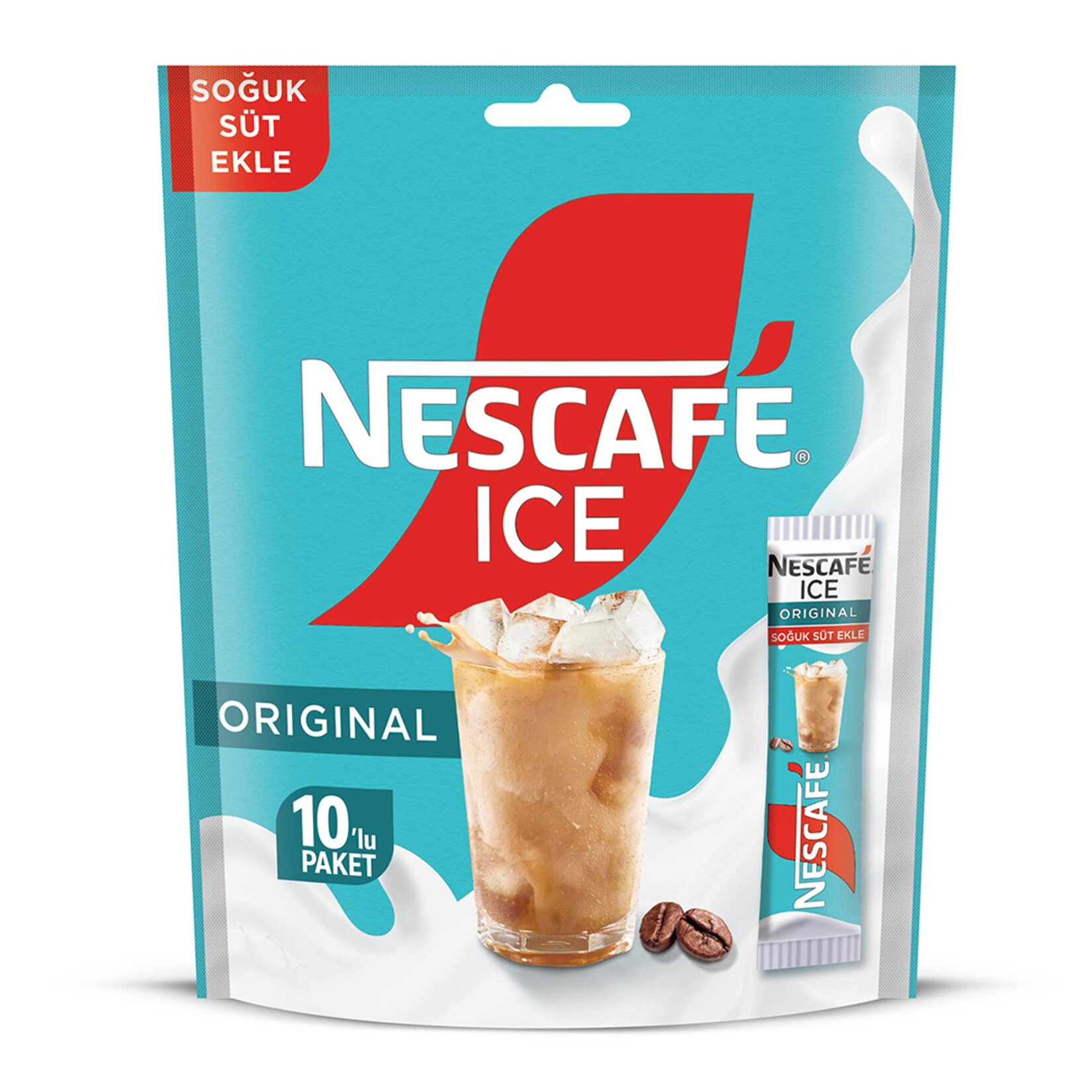 Nescafé Ice Original Çözünebilir Kahve 10,5g 10lu Paket