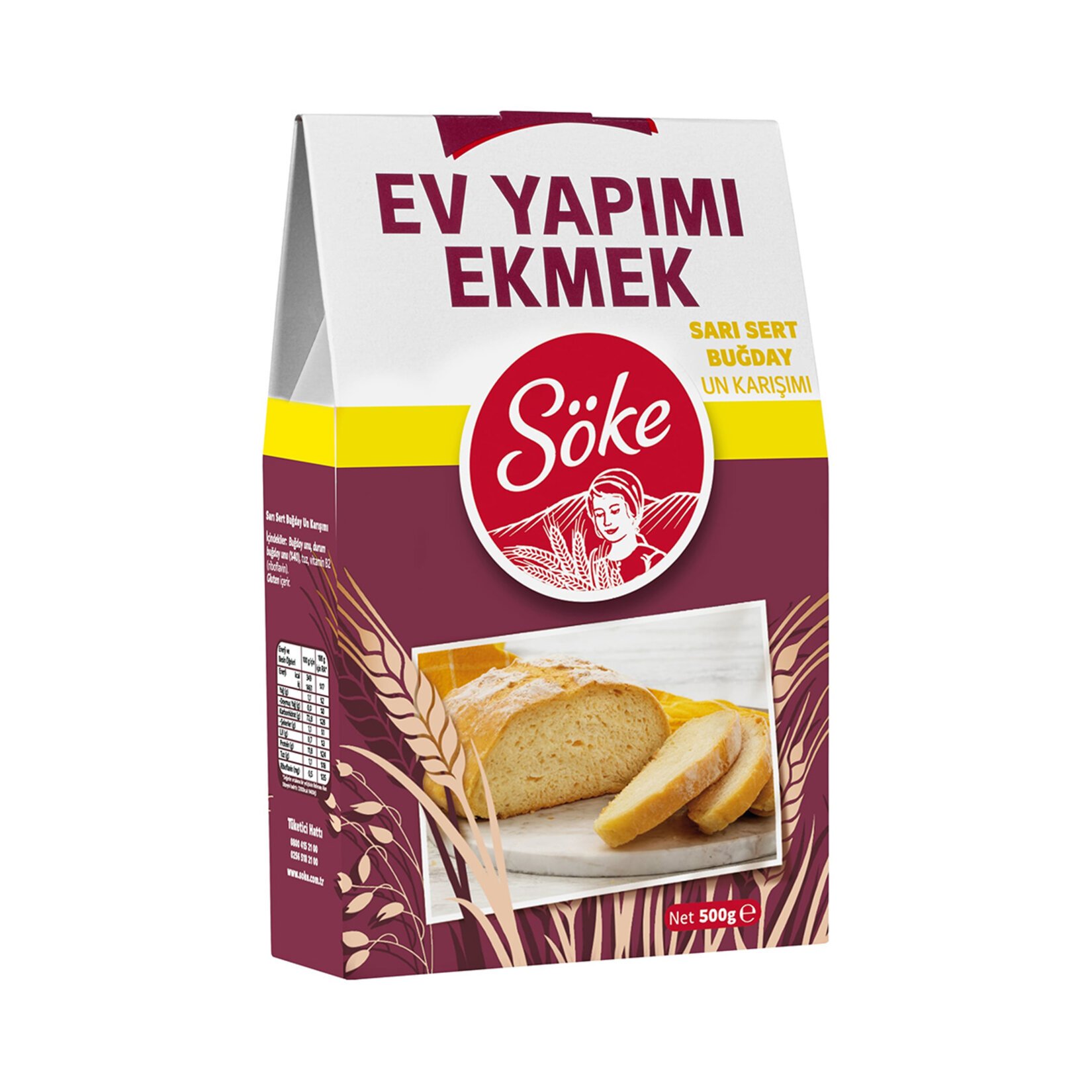 Söke Sarı Sert Buğday Un Karışımı 500 Gr