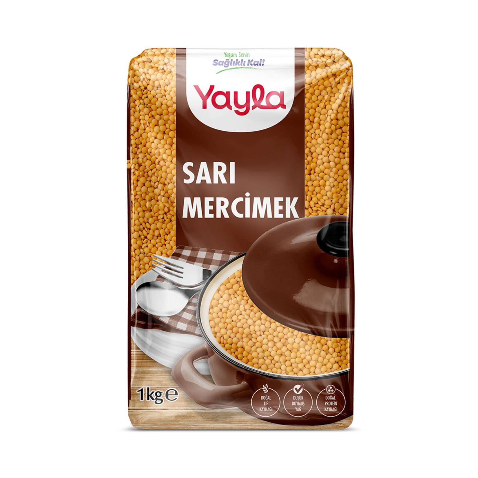 Yayla Sarı Mercimek 1 Kg