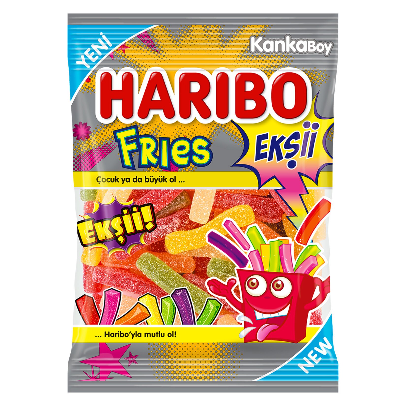 Haribo Ekşii Fries 70 Gr