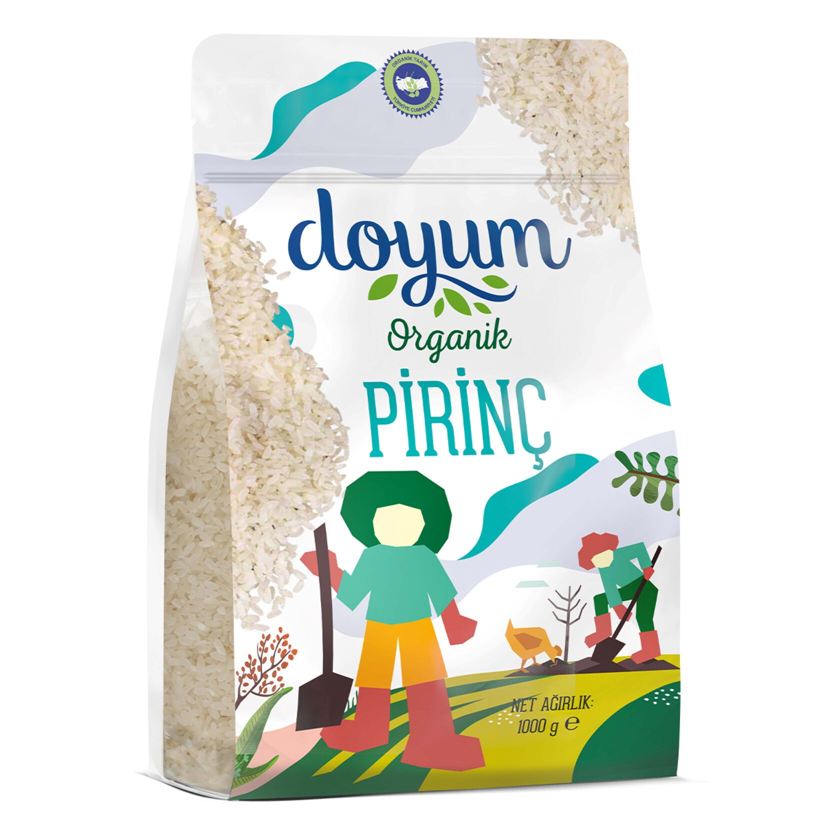 Doyum Organik Pirinç 1 Kg