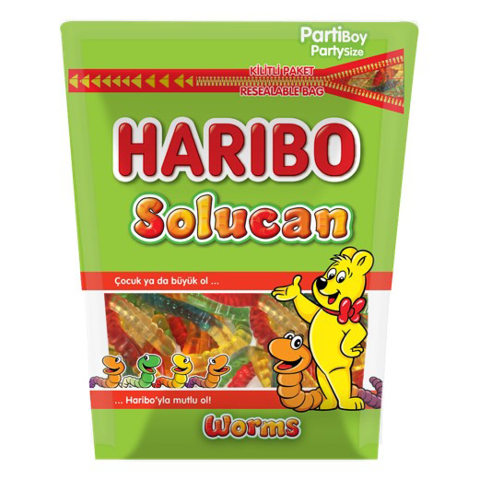 Haribo Worms Kilit Paket 200 Gr