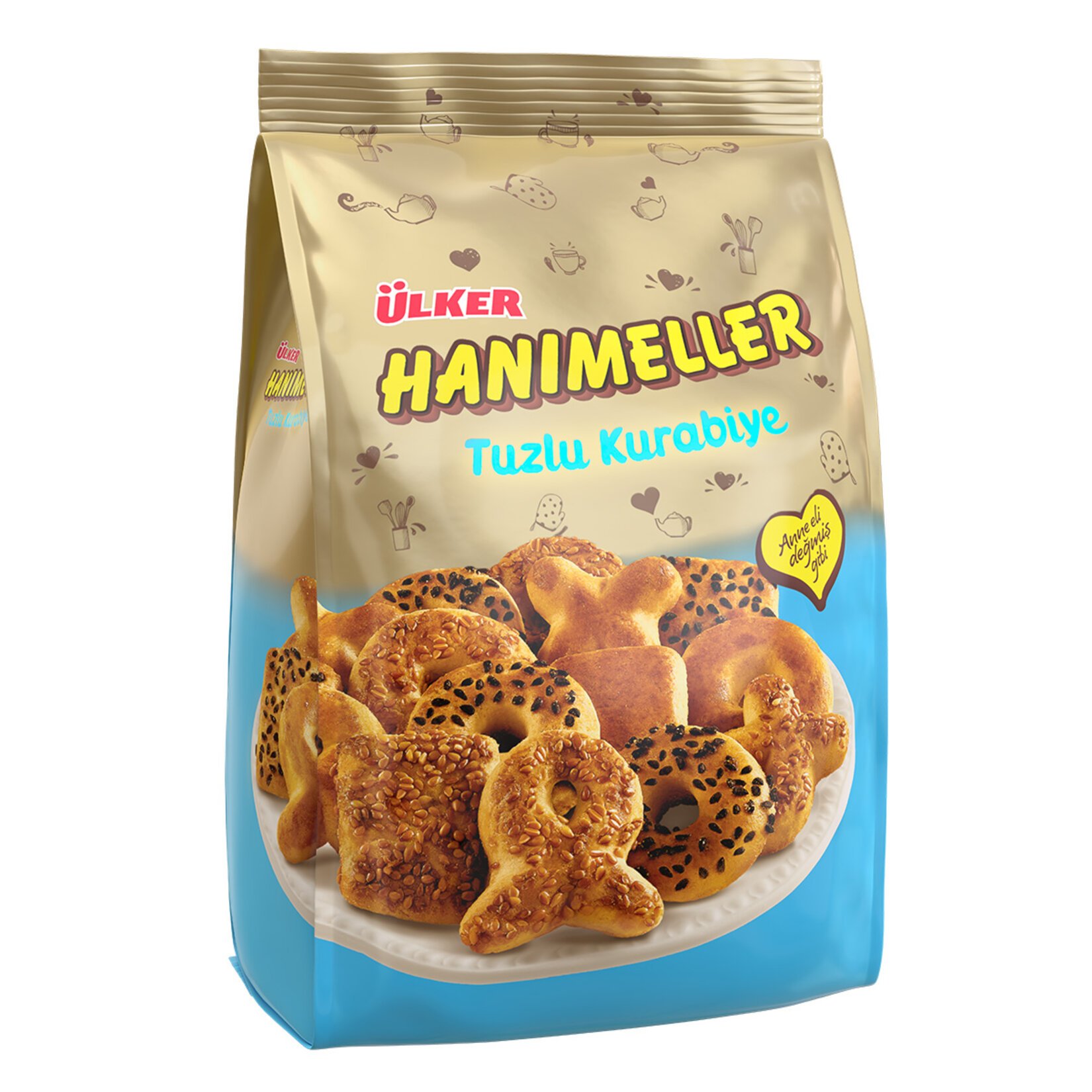 Ülker Hanımeller Karışık Tuzlu Kurabiye 150 Gr