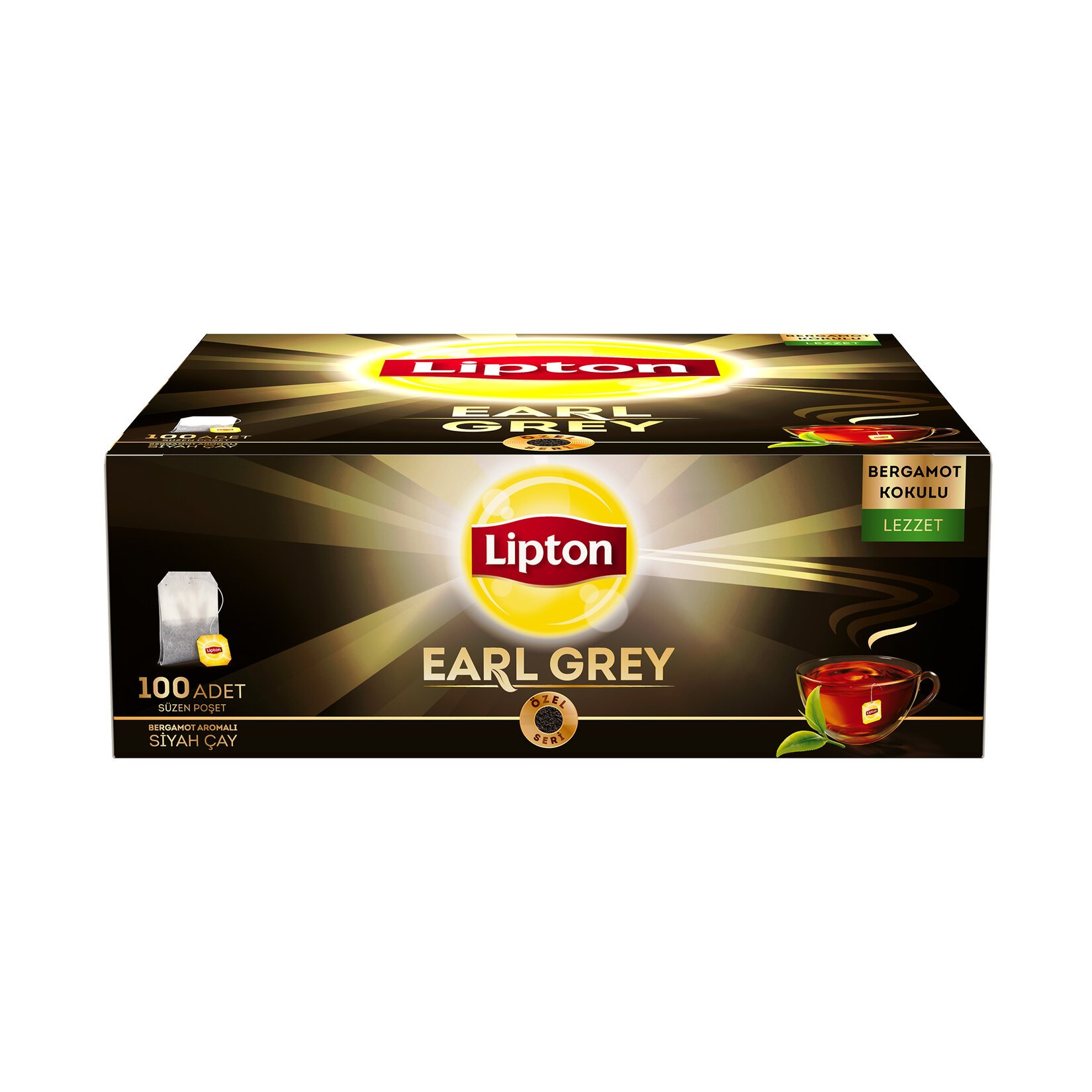 Lipton Earl Grey Bardak Poşet Çay 100lü 200 Gr