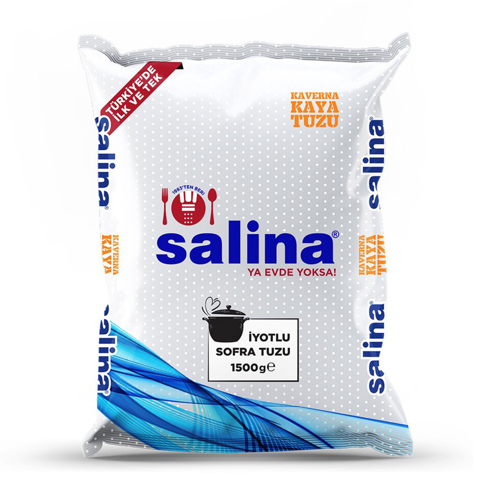 Salina İyotlu Sofra Tuzu 1.5 Kg