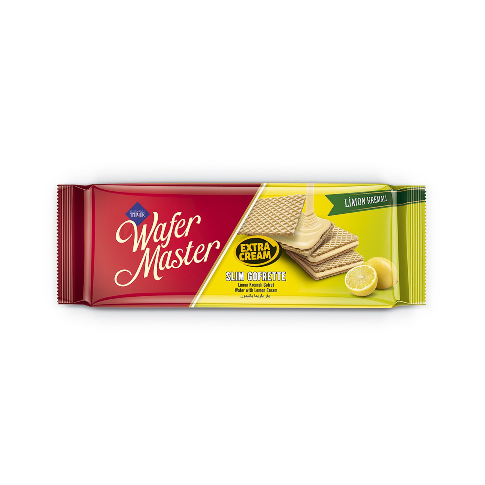 Çizmeci Time Wafer Master Slim Gofret Limon 128 Gr