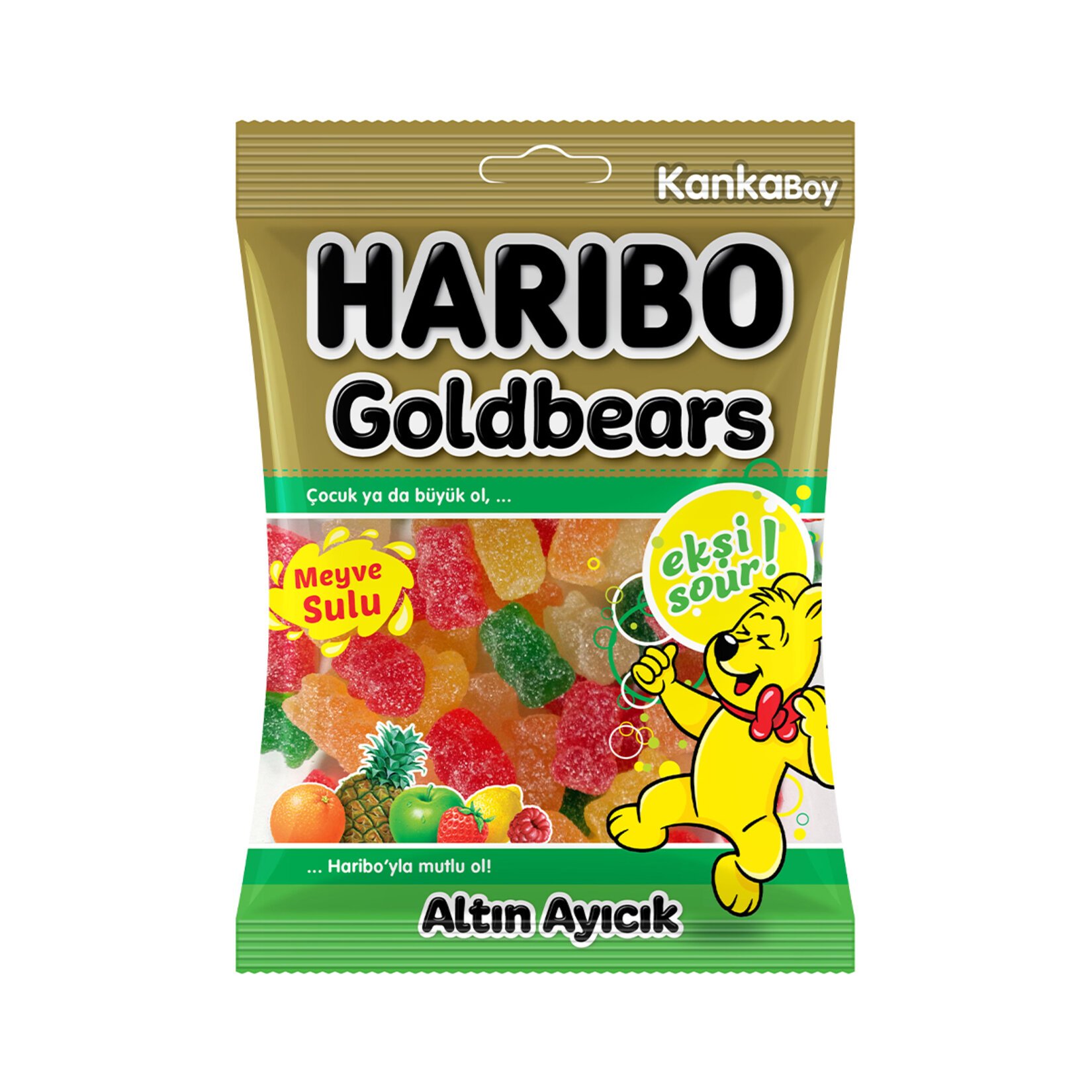 Haribo Sour Goldbears Meyve Sulu Şekerleme 70 Gr