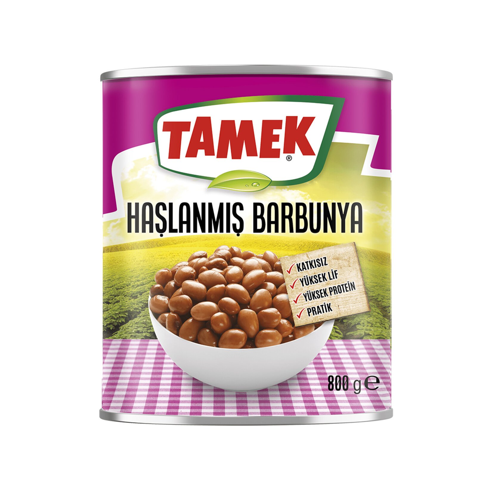 Tamek Haşlanmış Barbunya 800 Gr