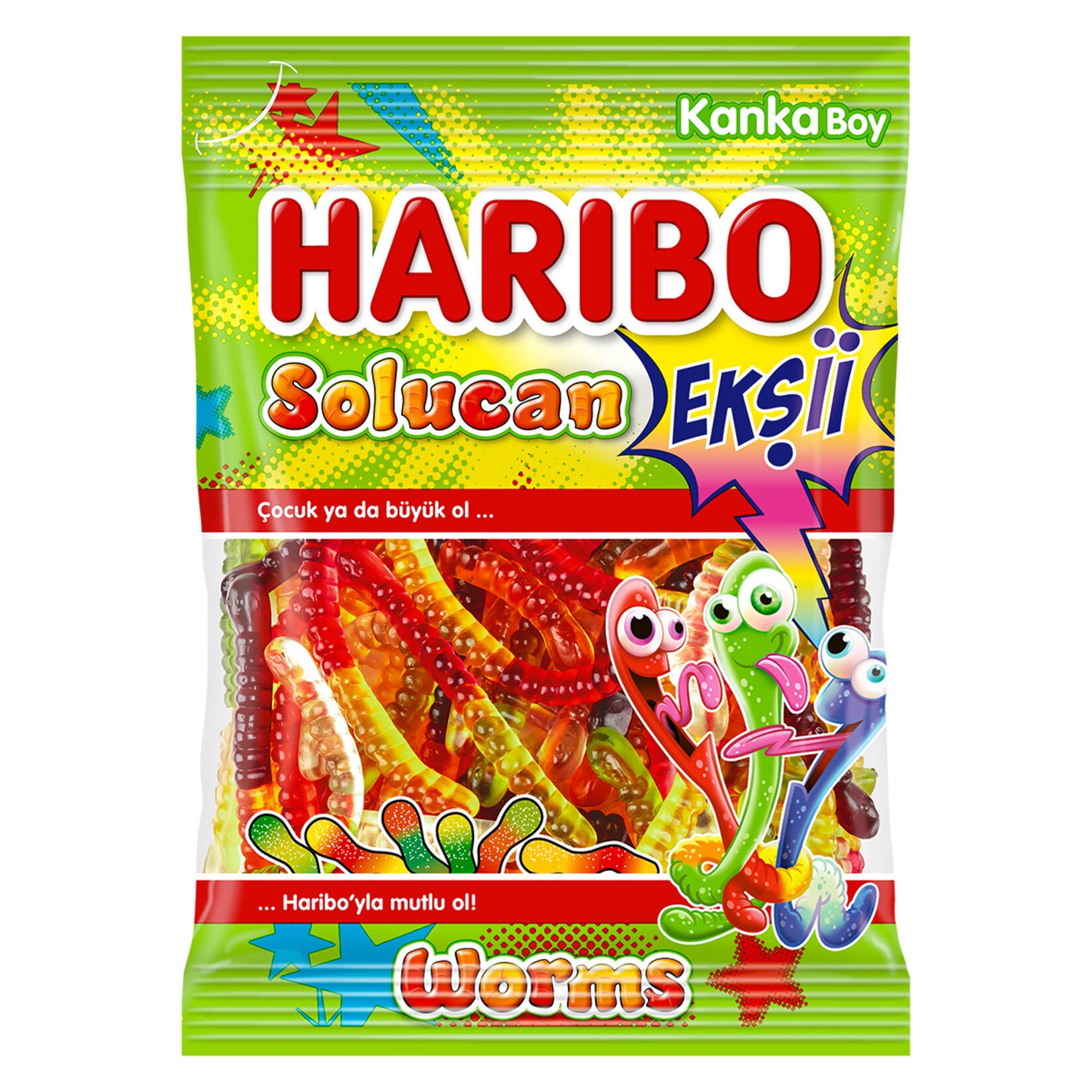 Haribo Ekşii Solucan 70 Gr