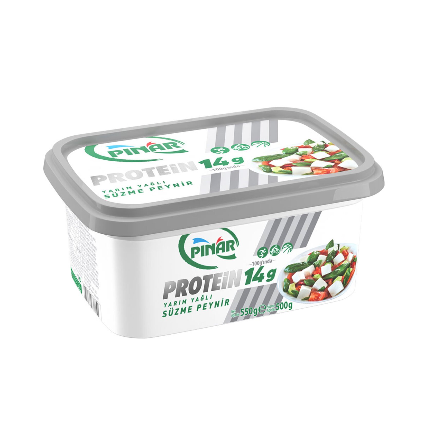 Pınar Yüksek Proteinli Süzme Peynir 500 G