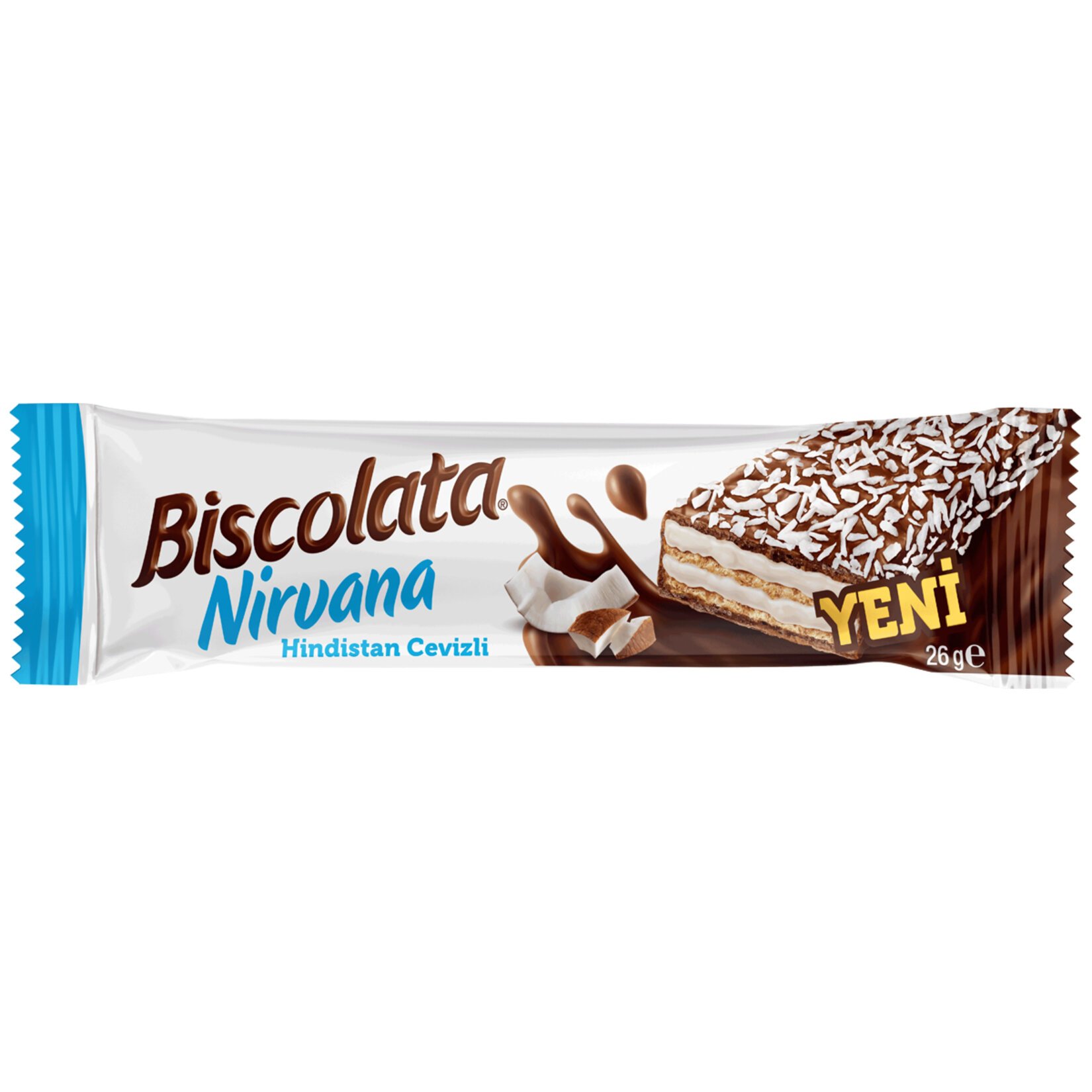 Biscolata Nirvana Hindistan Cevizli Gofret 26G