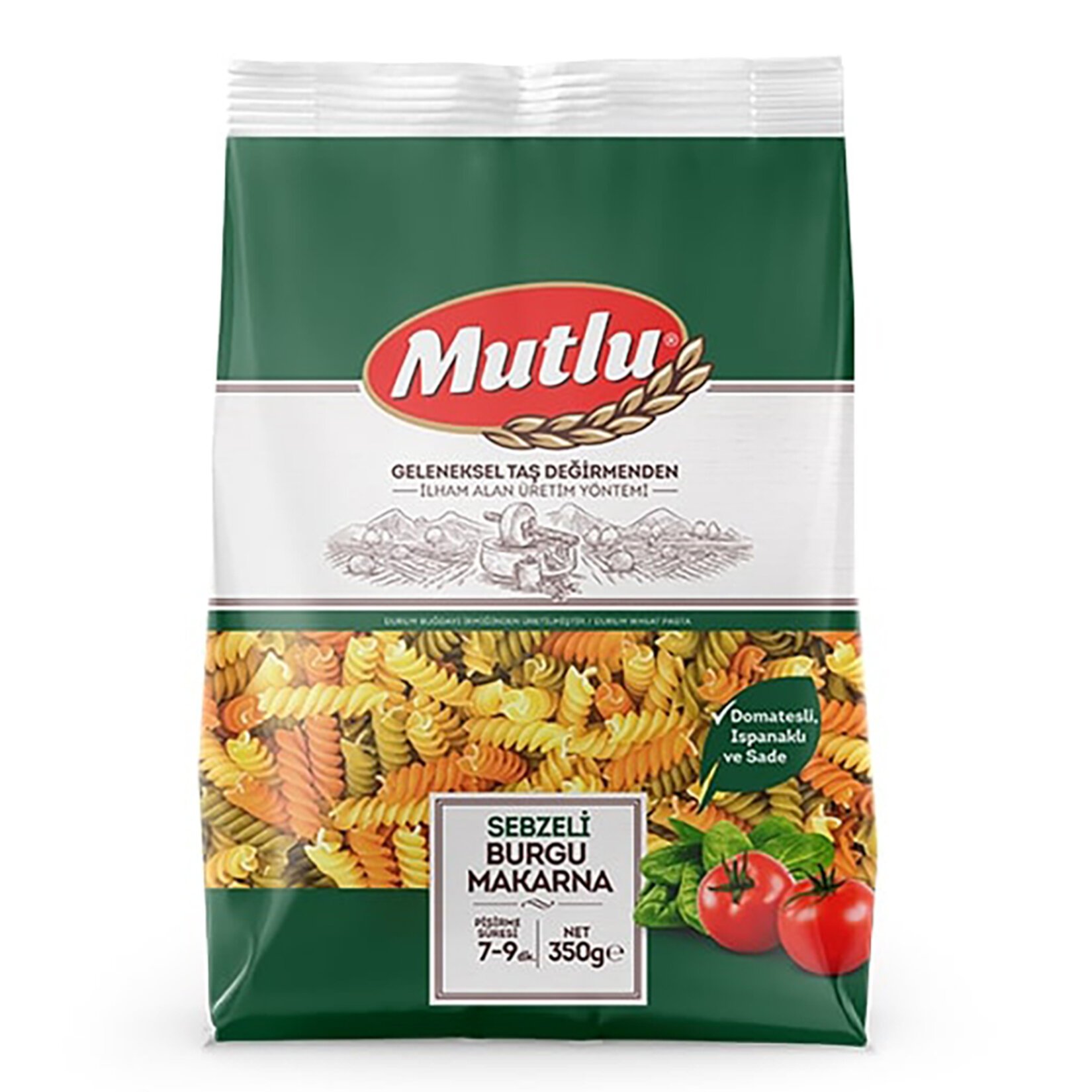 Mutlu Sebzeli Makarna 350 Gr