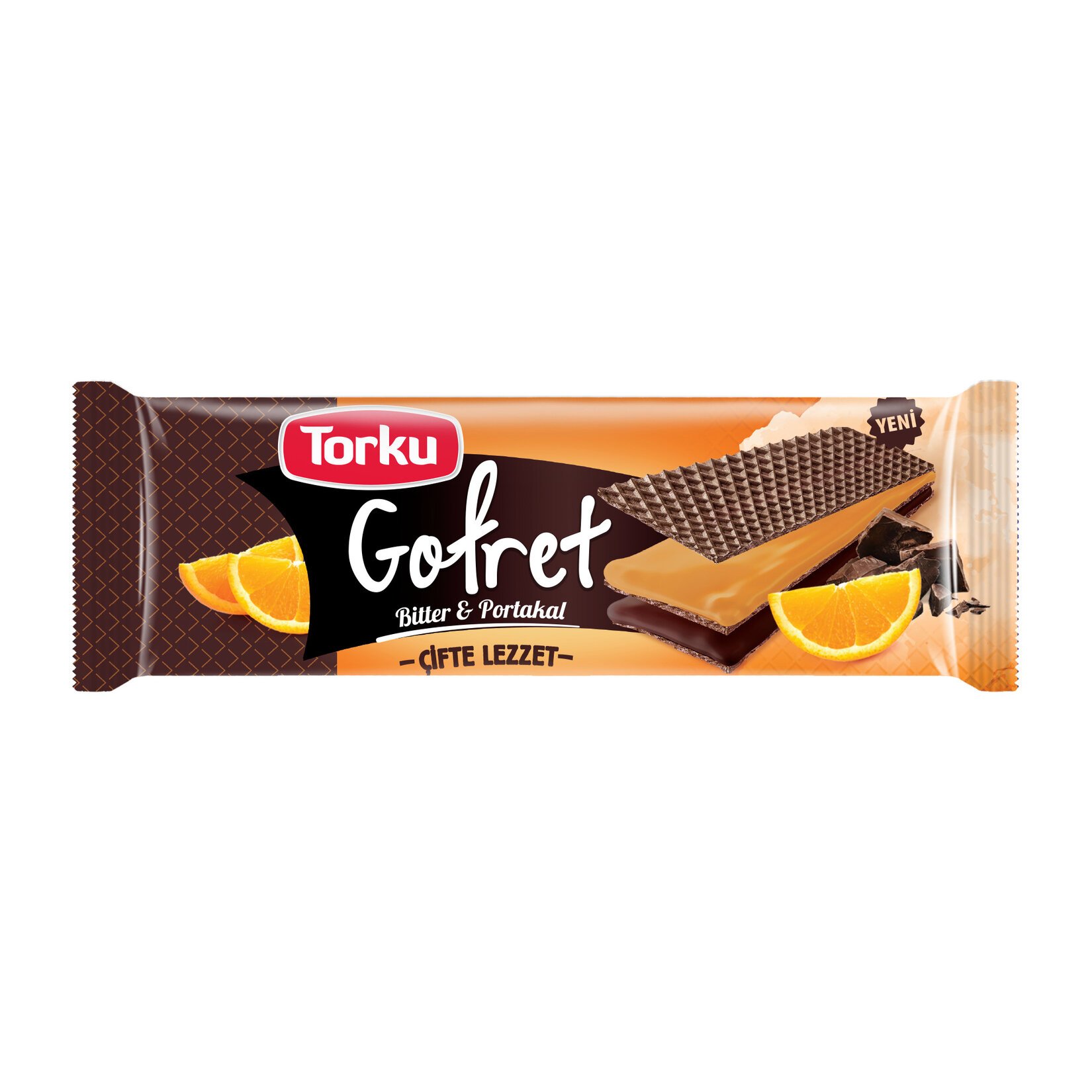 Torku Portakal&Çikolata Kremal Kakaolu Gofret 142 Gr