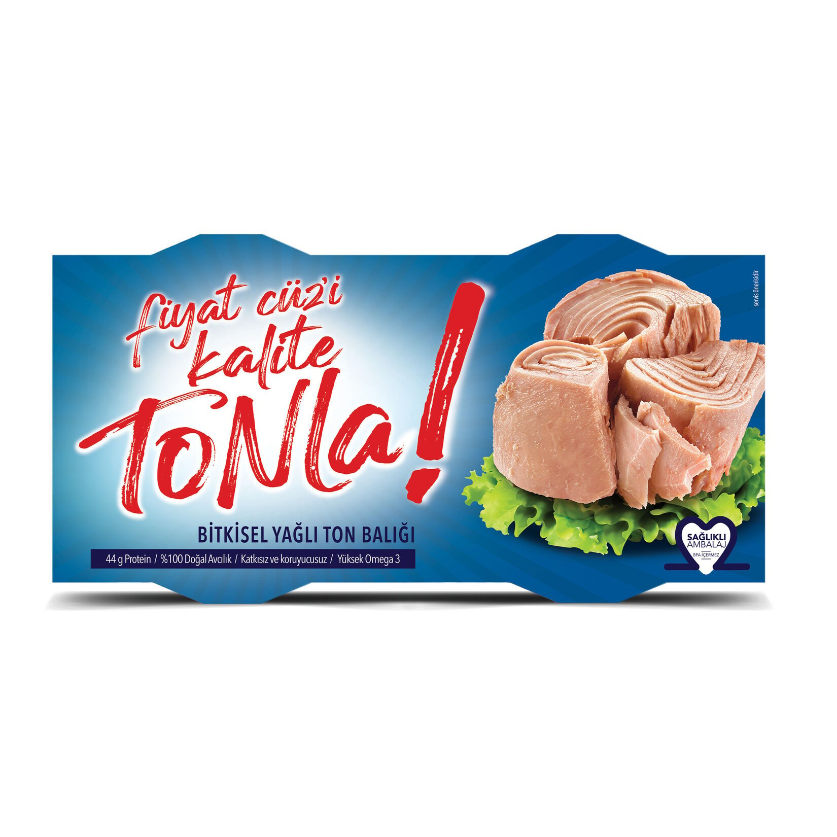 Kalite Tonla Bitkisel Yağlı Ton Balığı 2x150 Gr