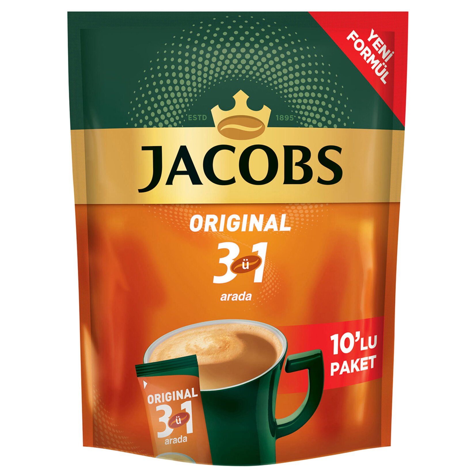 Jacobs 3Ü 1 Arada 16 G 10lu Paket 160 Gr