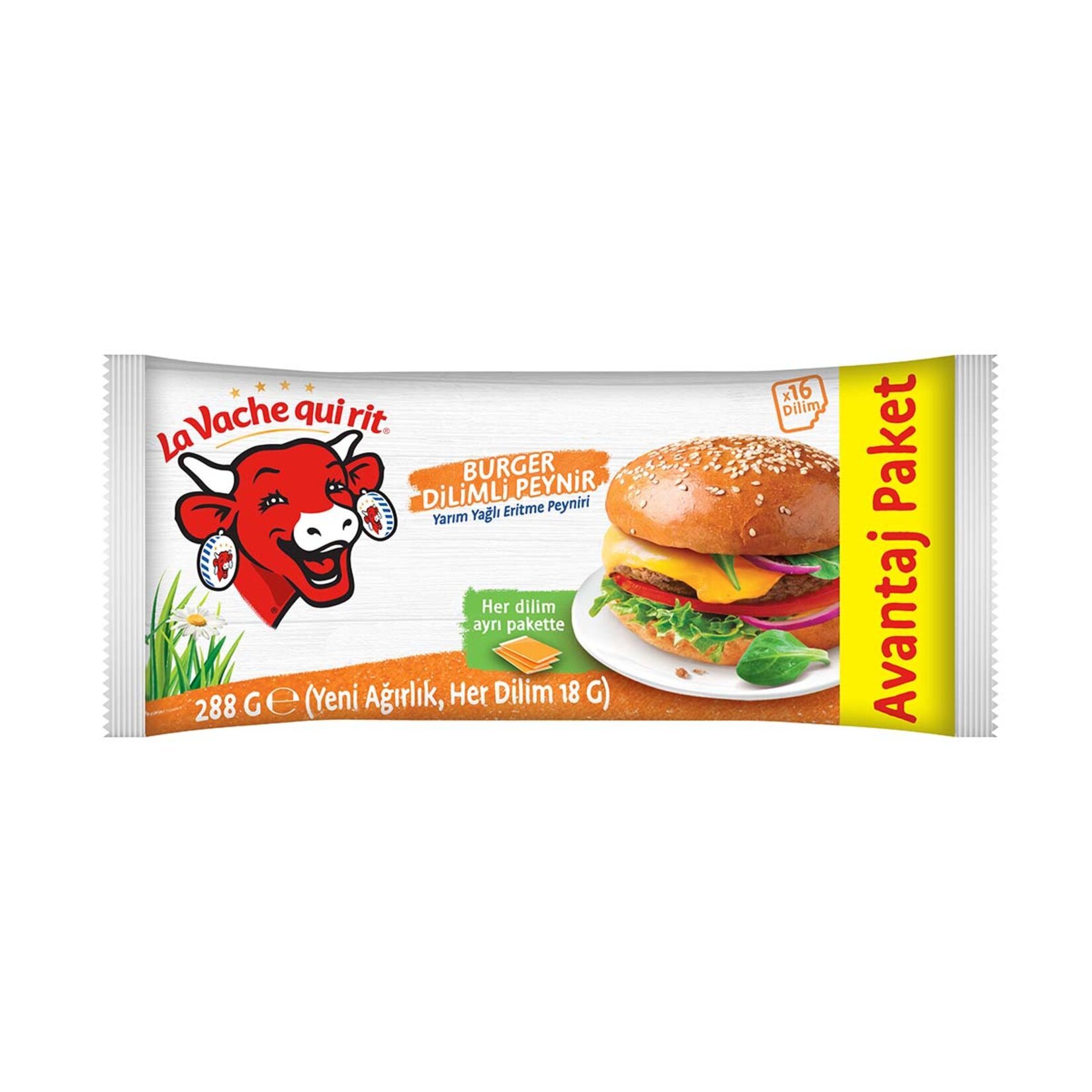 La Vache Qui Rit Burger Dilimli Peynir 288 G