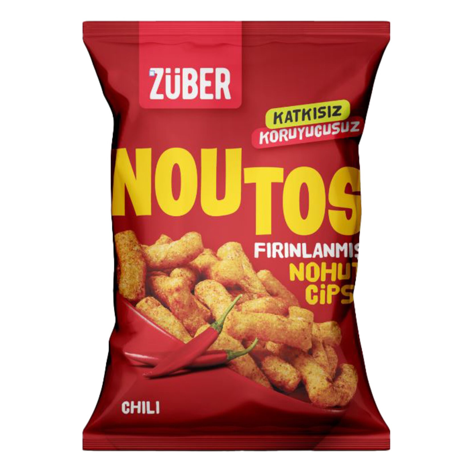 Züber Noutos Fırınlanmış Nohut Cipsi Chili 55 Gr