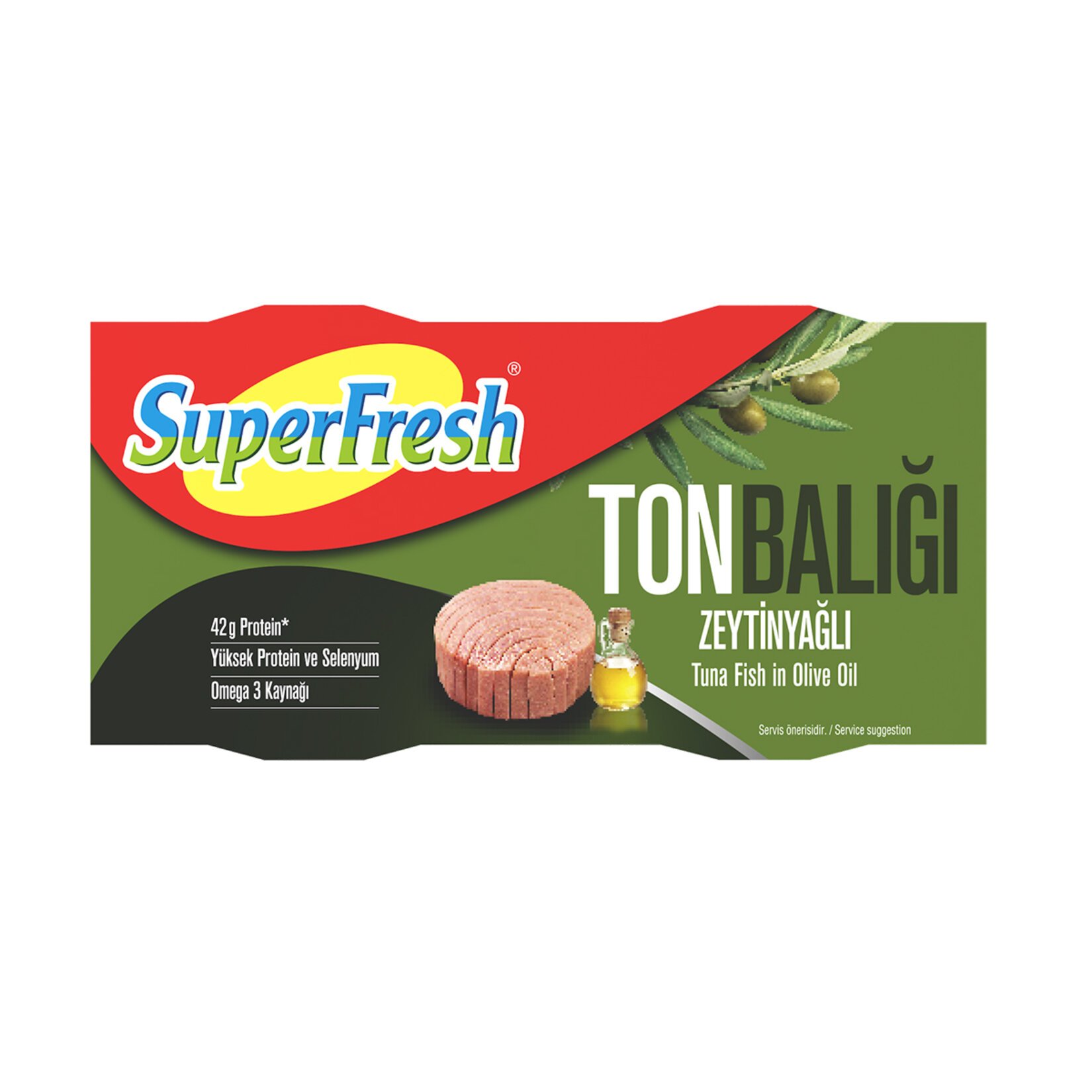 Superfresh Zeytinyağlı Ton Balığı 2x140 Gr