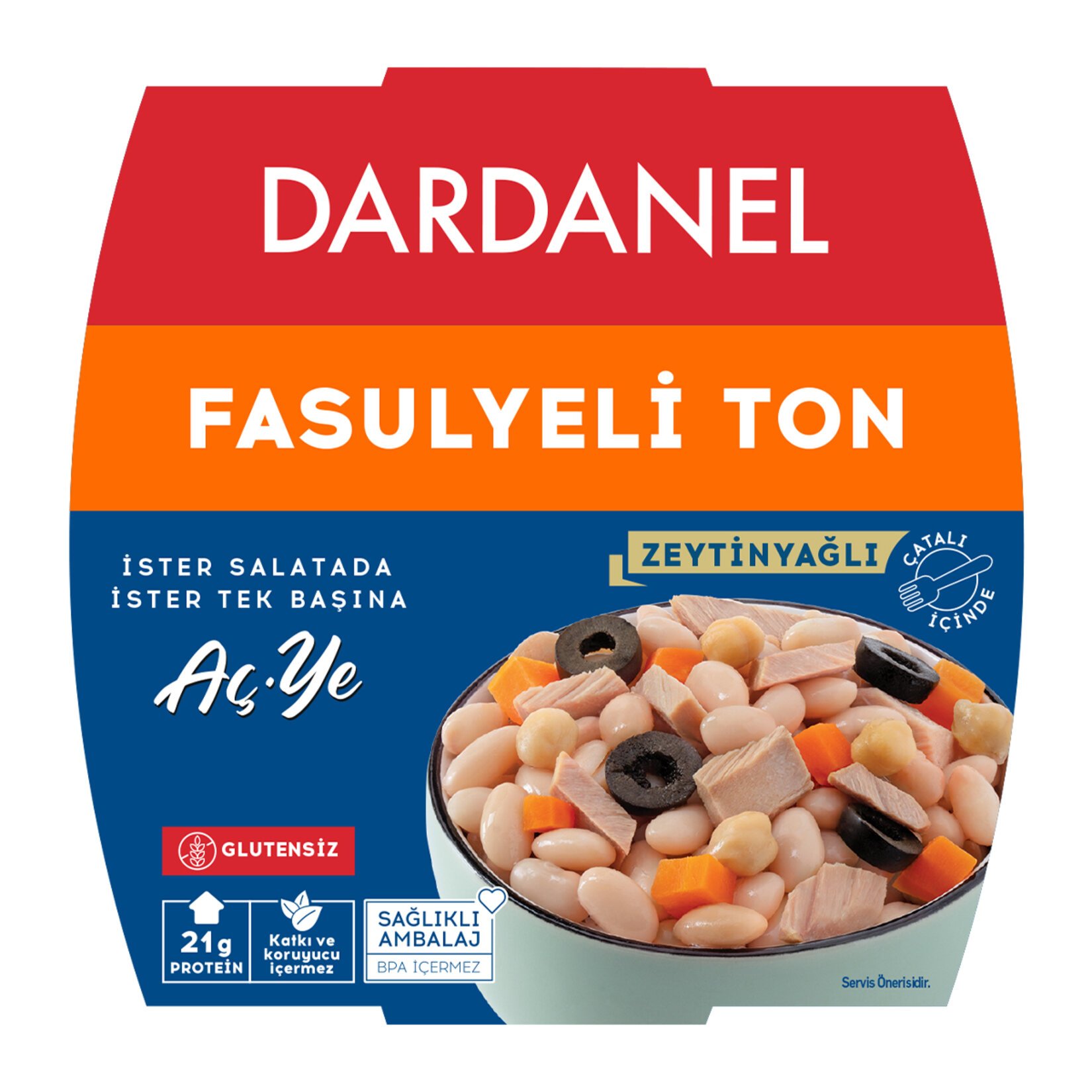 Dardanel Fasulyeli Ton Aç-Ye 160 Gr