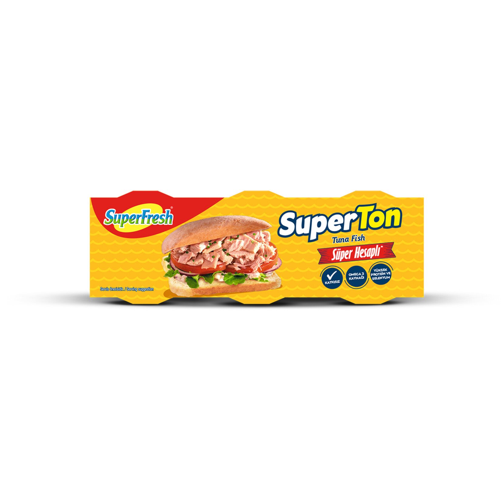 Superfresh Superton Ton Ayçiçekyağlı 3X75 Gr