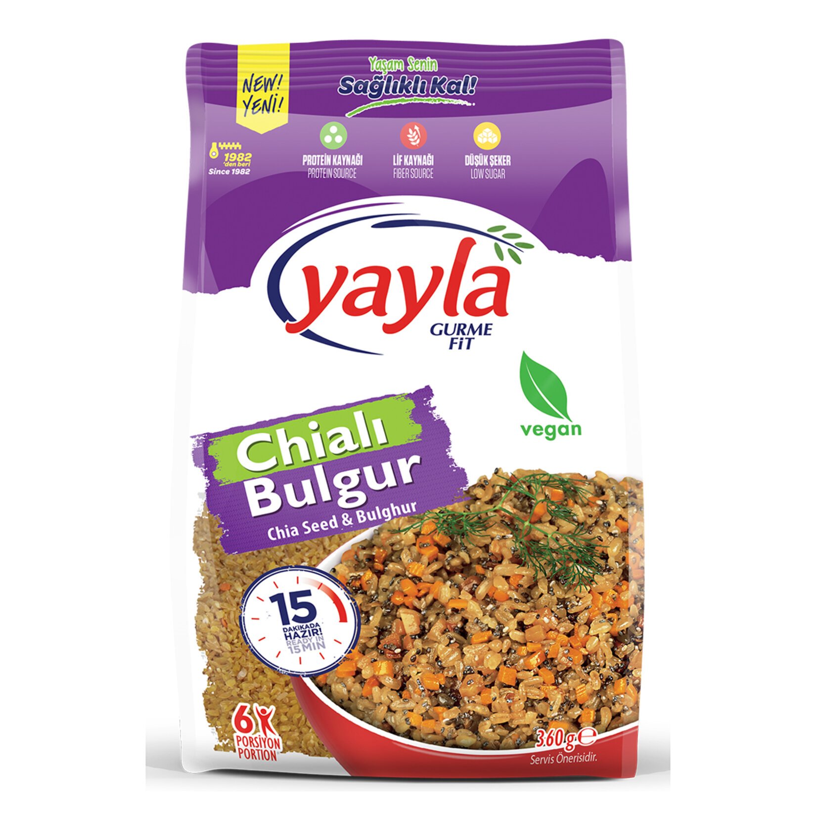 Yayla Gurme Fit Chialı  Bulgur 360 Gr