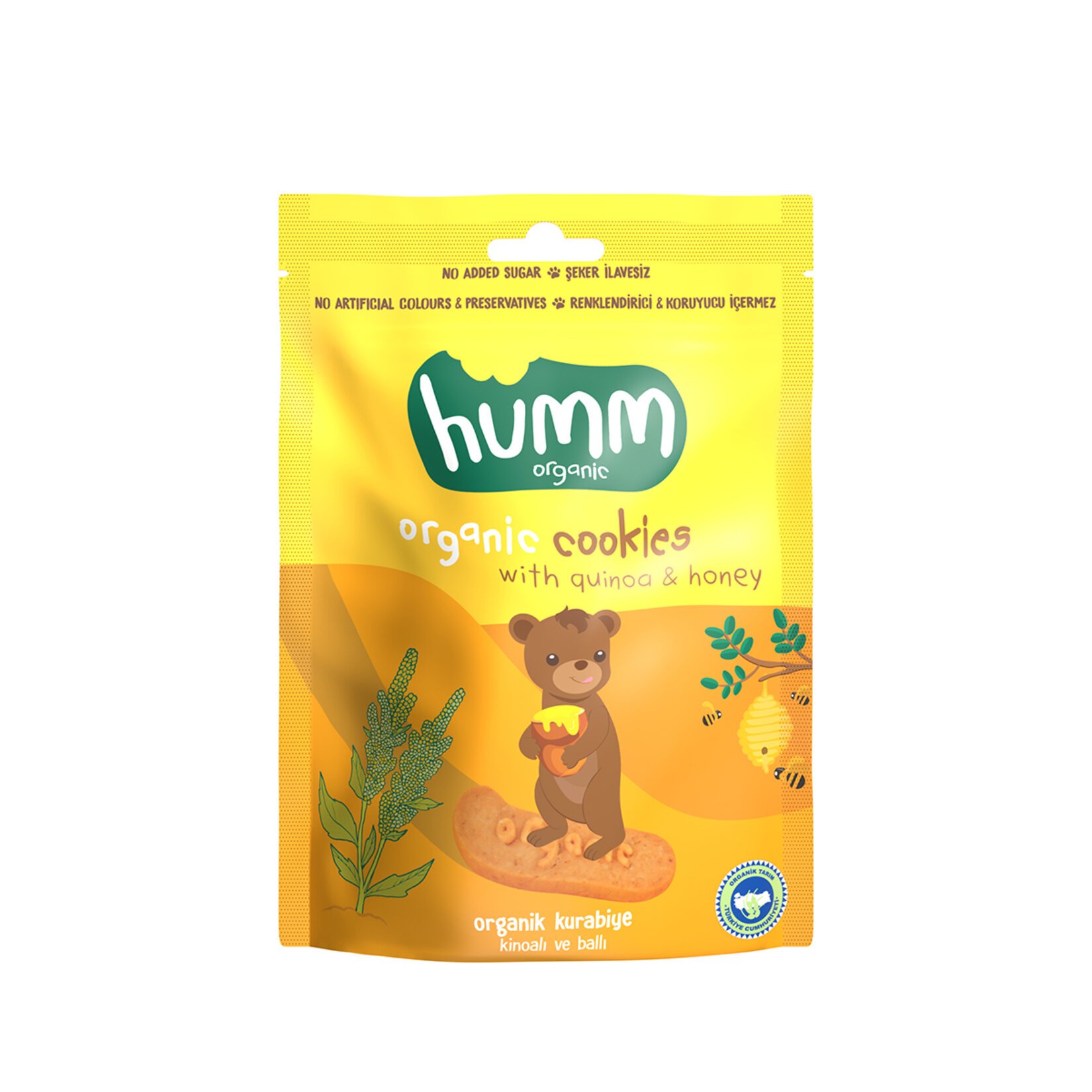 Humm Organic Ballı Kinoalı Kurabiye 55 Gr