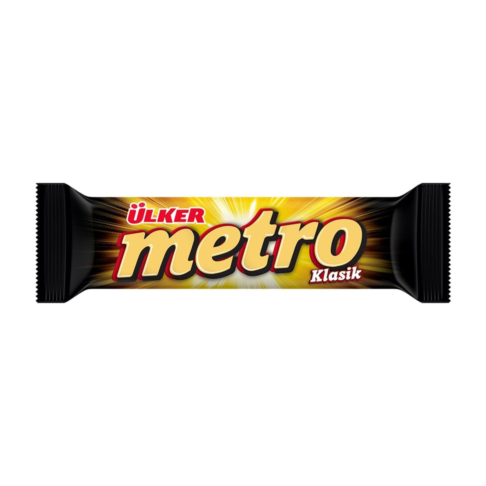 Ülker Metro Sütlü Çikolatalı Kaplı Karamel & Nugalı Bar 36 Gr