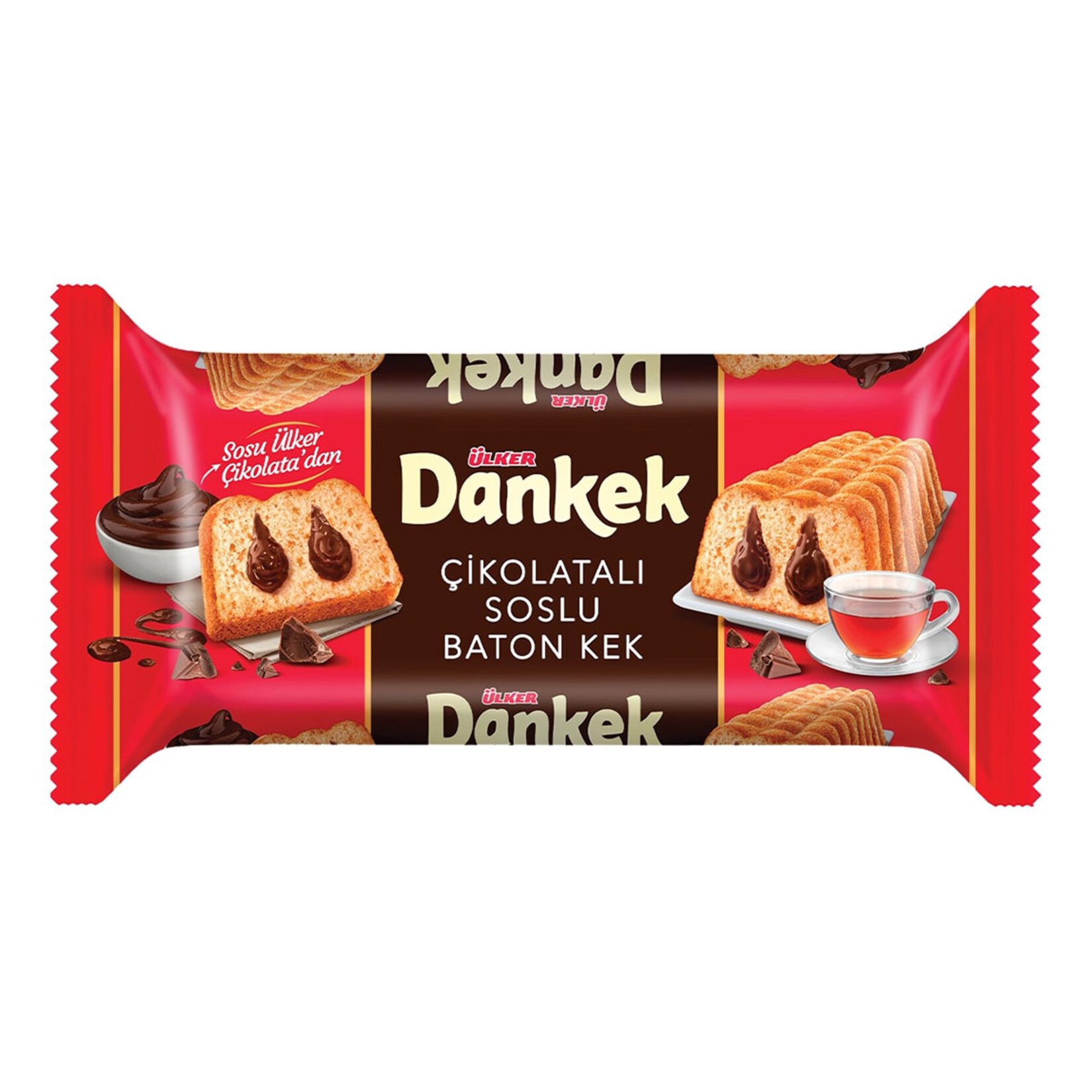 Ülker Dankek Çikolata Soslu Baton Kek 220Gr