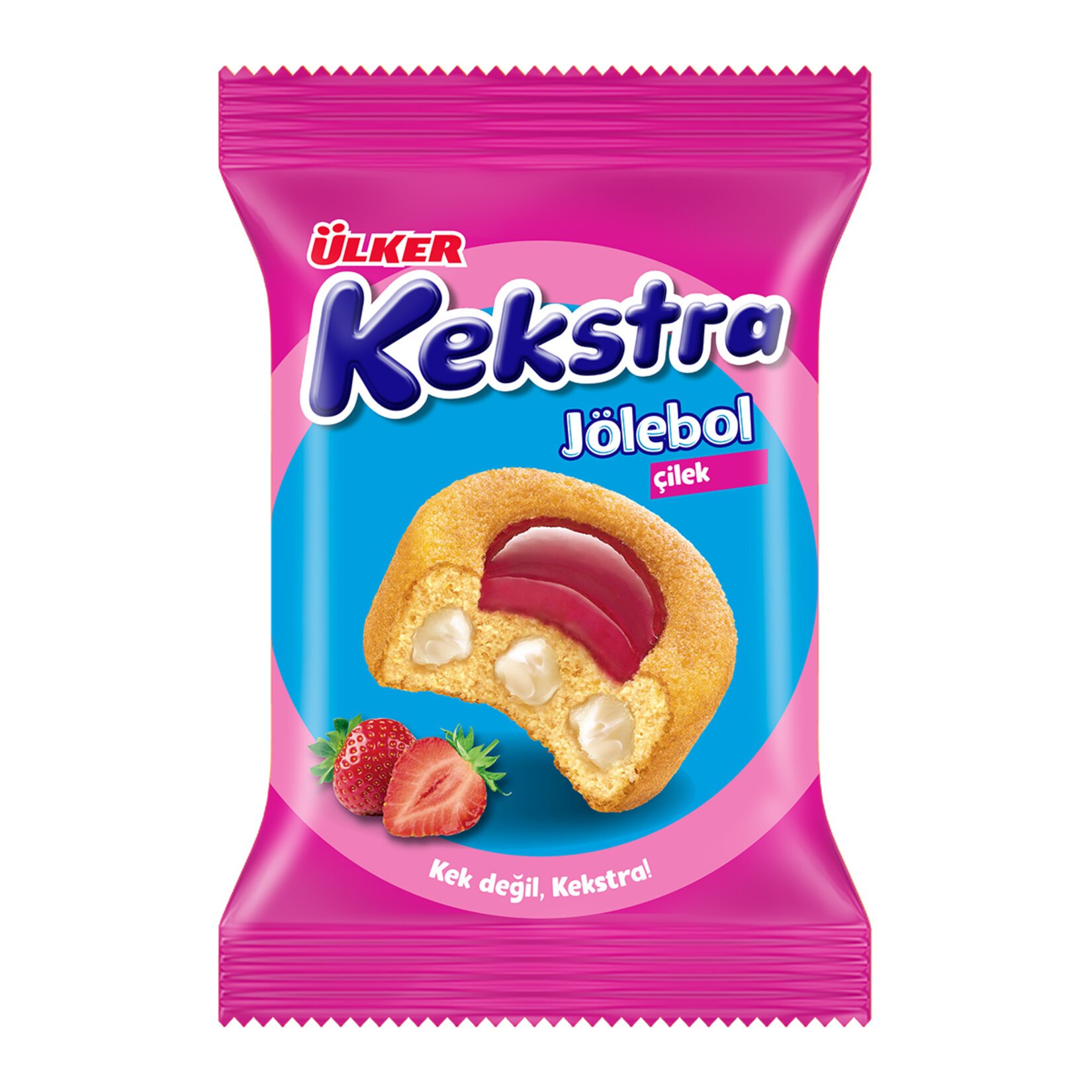 Ülker Kekstra Jölebol Çilekli Jöleli Kek 35 Gr