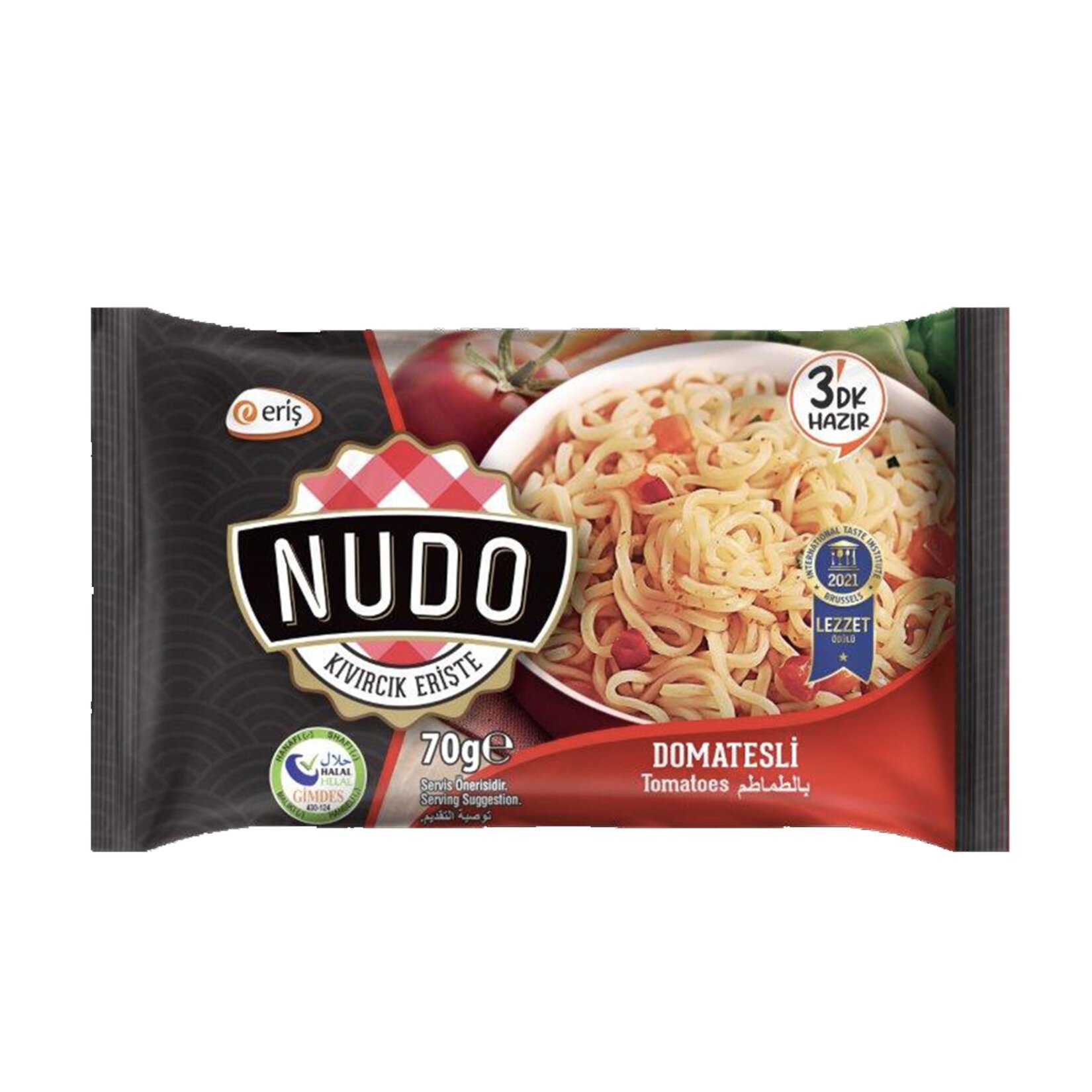 Nudo Domatesli Noodle 70 G Poşet