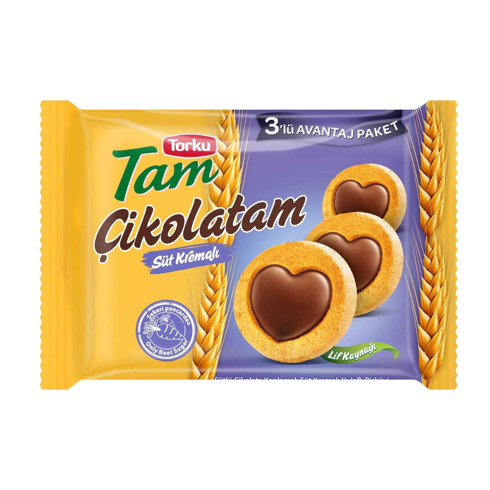 Torku Tam Çikolatam Bisküvi 249 Gr