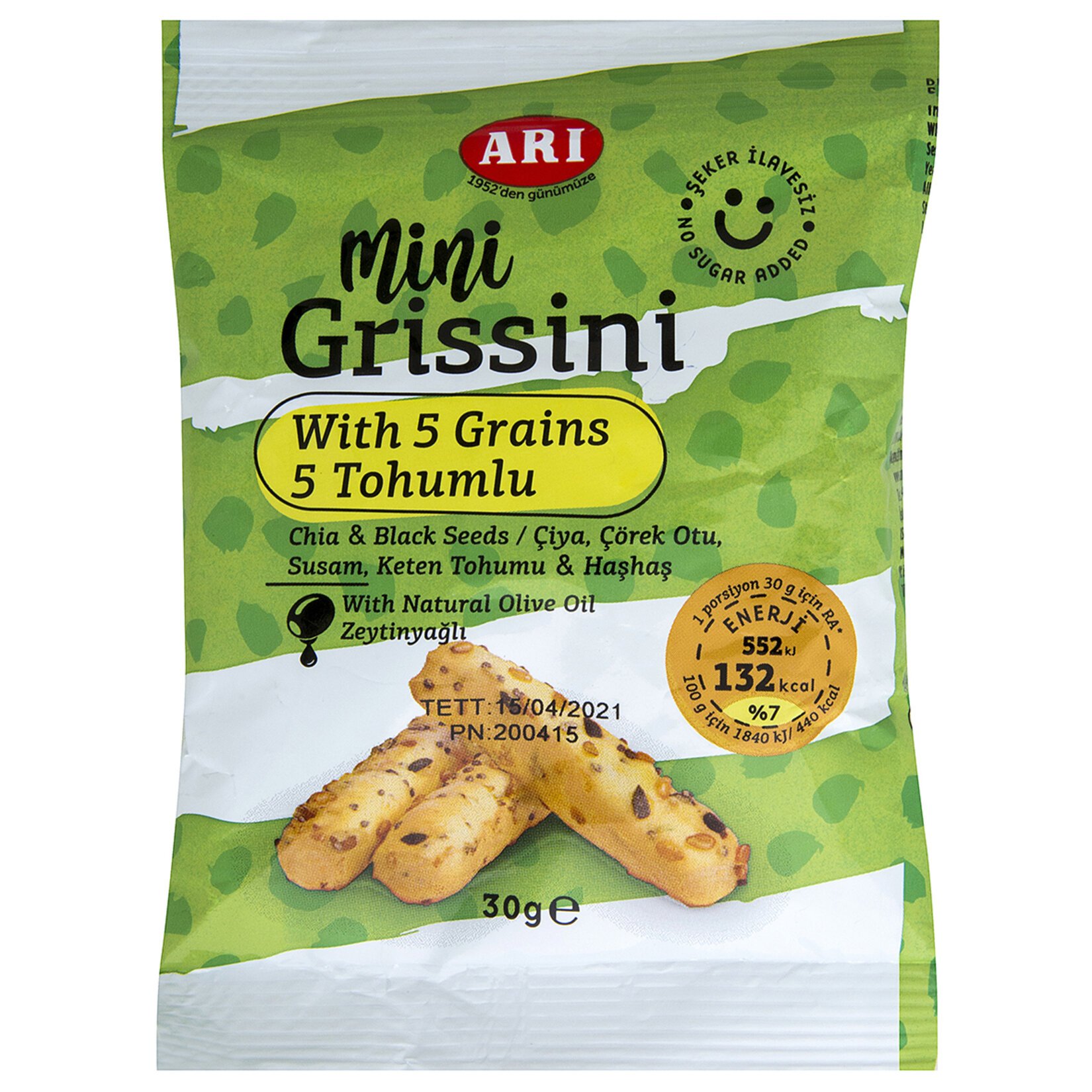 Arı 5 Tohumlu Mini Grissini 30 Gr