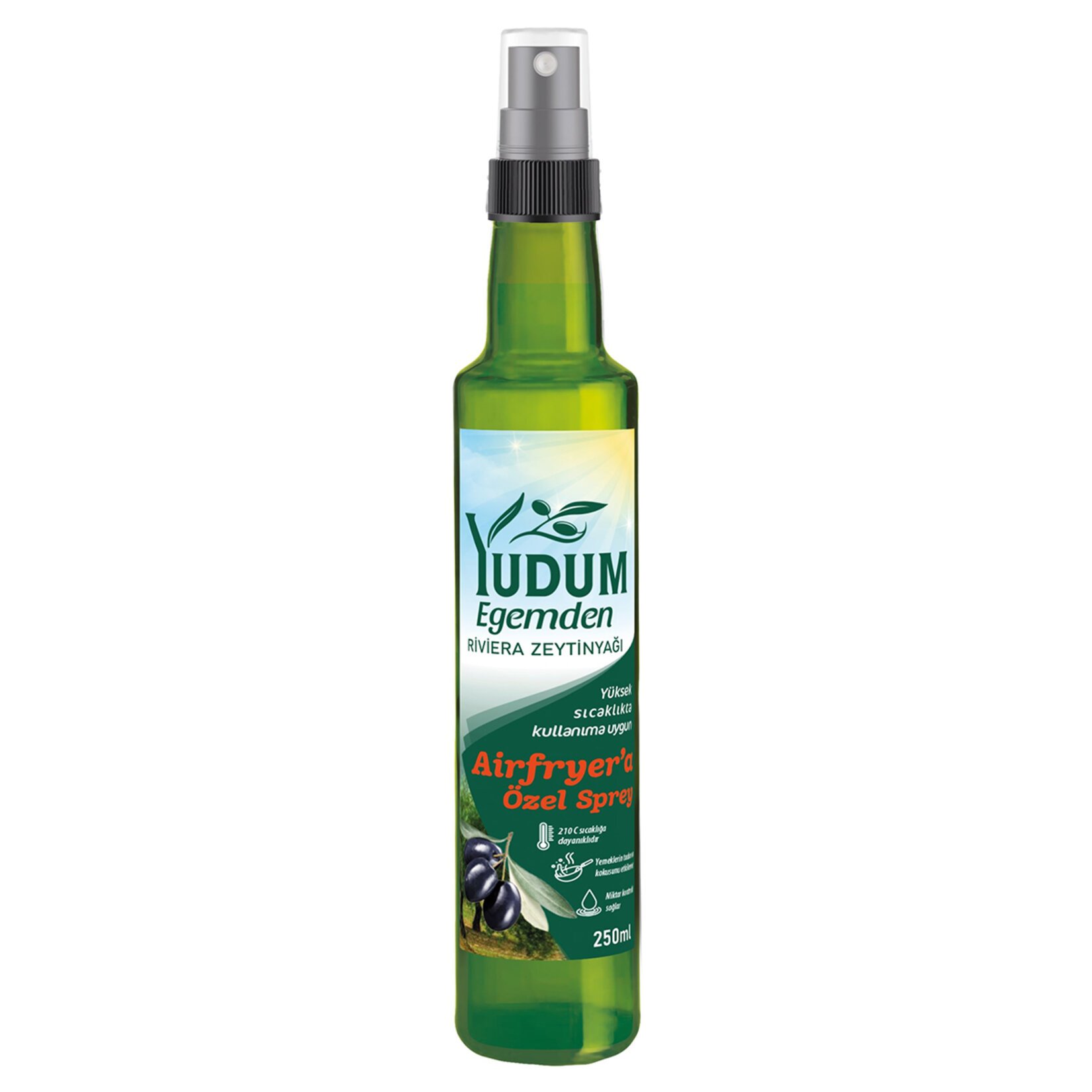 Yudum Egemden Sprey Riviera Zeytinyağı Cam 250 Ml