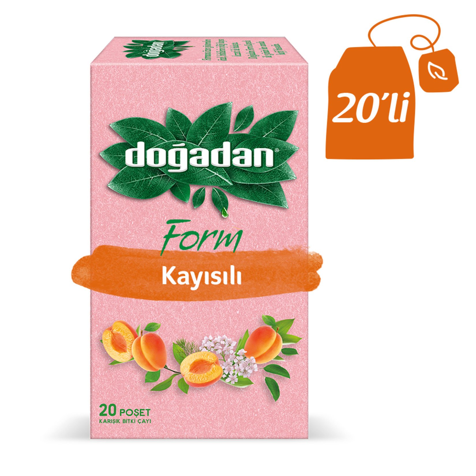 Doğadan Form Kayısılı Karışık Bitki Çayı 40 Gr