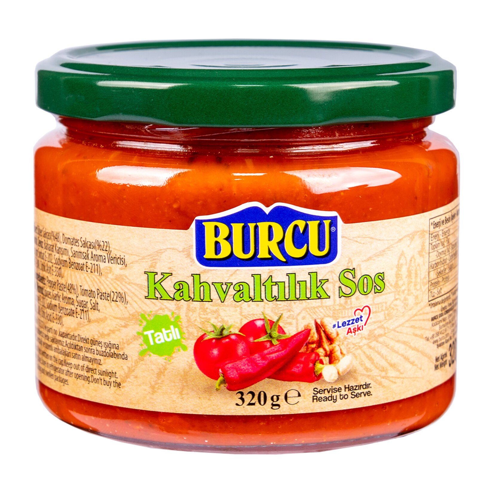 Burcu Kahvaltılık Sos Tatlı 320 Gr