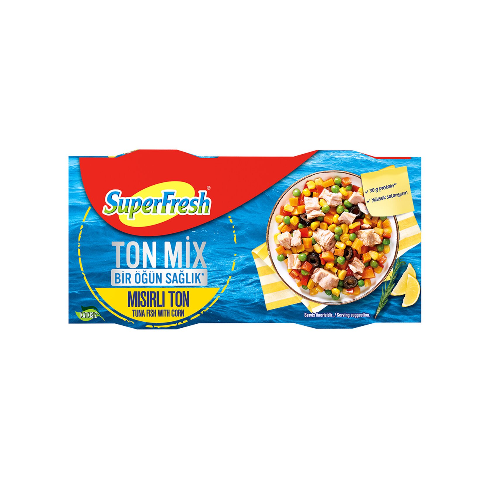 Superfresh Ton Mix Mısırlı Ton 2 x 150 Gr