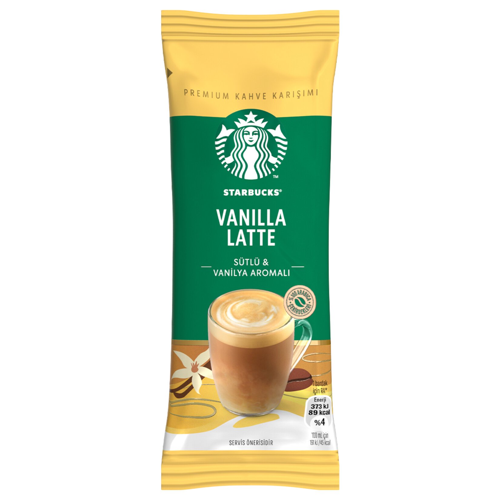 Starbucks Vanilla Latte Premium Kahve Karışımı 21.5 Gr