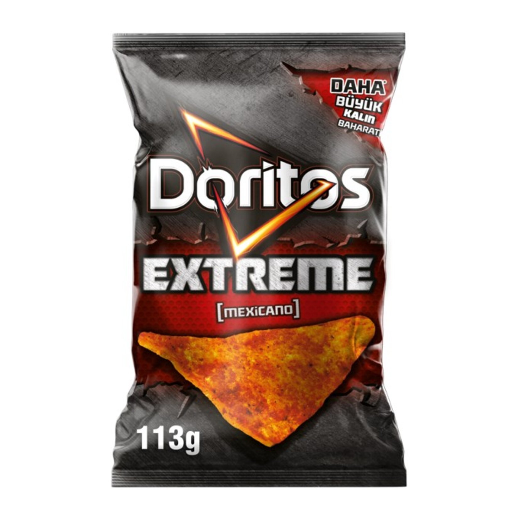 Doritos Extreme Mexicano Acı Baharatlı Mısır Cipsi Süper Boy 113 gr