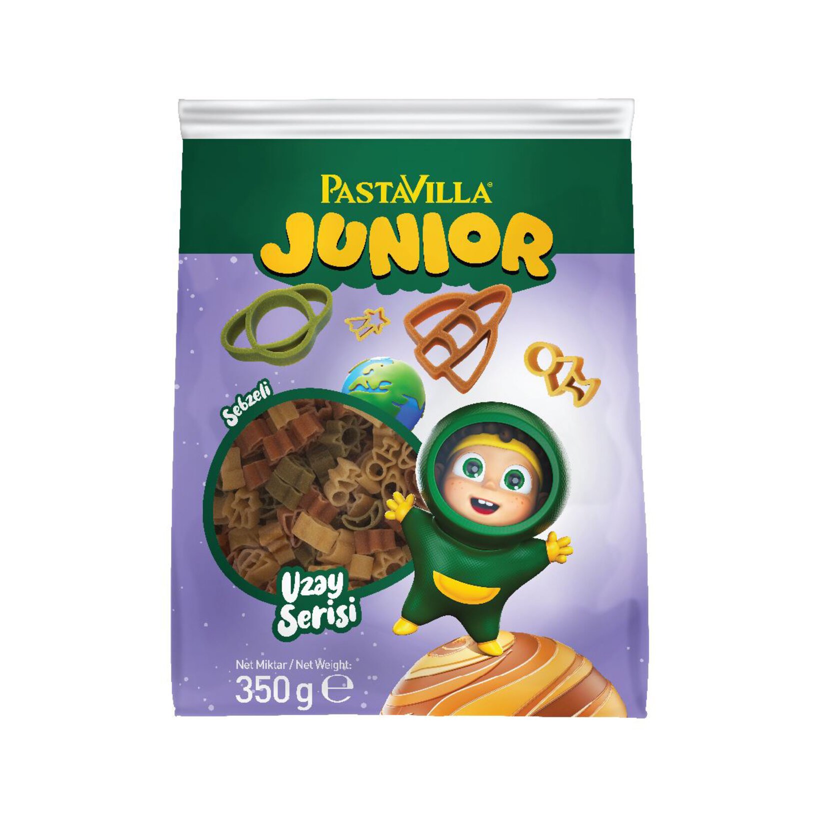 Pastavilla Junior Sebzeli Uzay Serisi 350 Gr