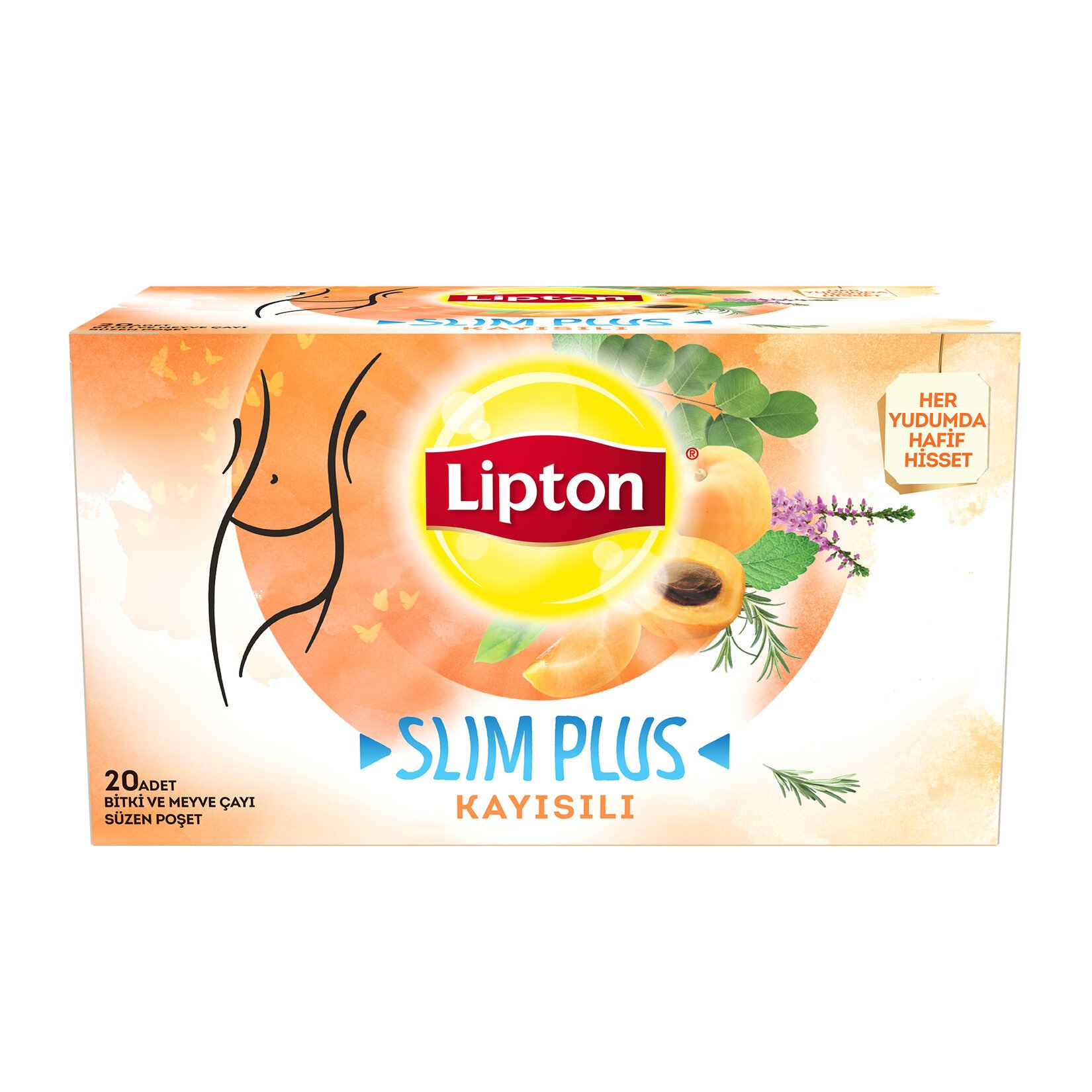 Lipton Slim Plus Kayısılı 20li 36 Gr