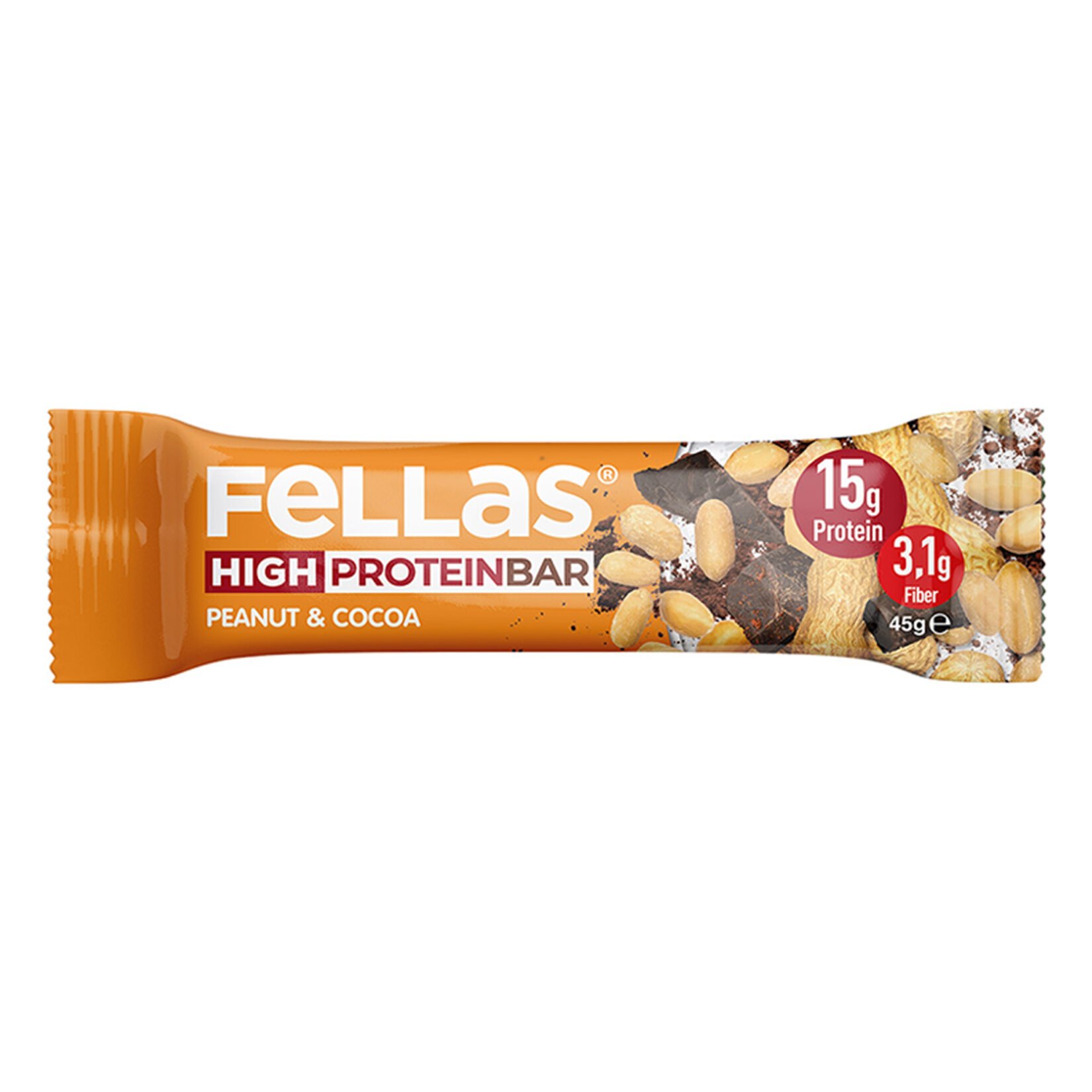 Fellas Yer Fıstıklı Ve Kakaolu Protein Bar 45 Gr