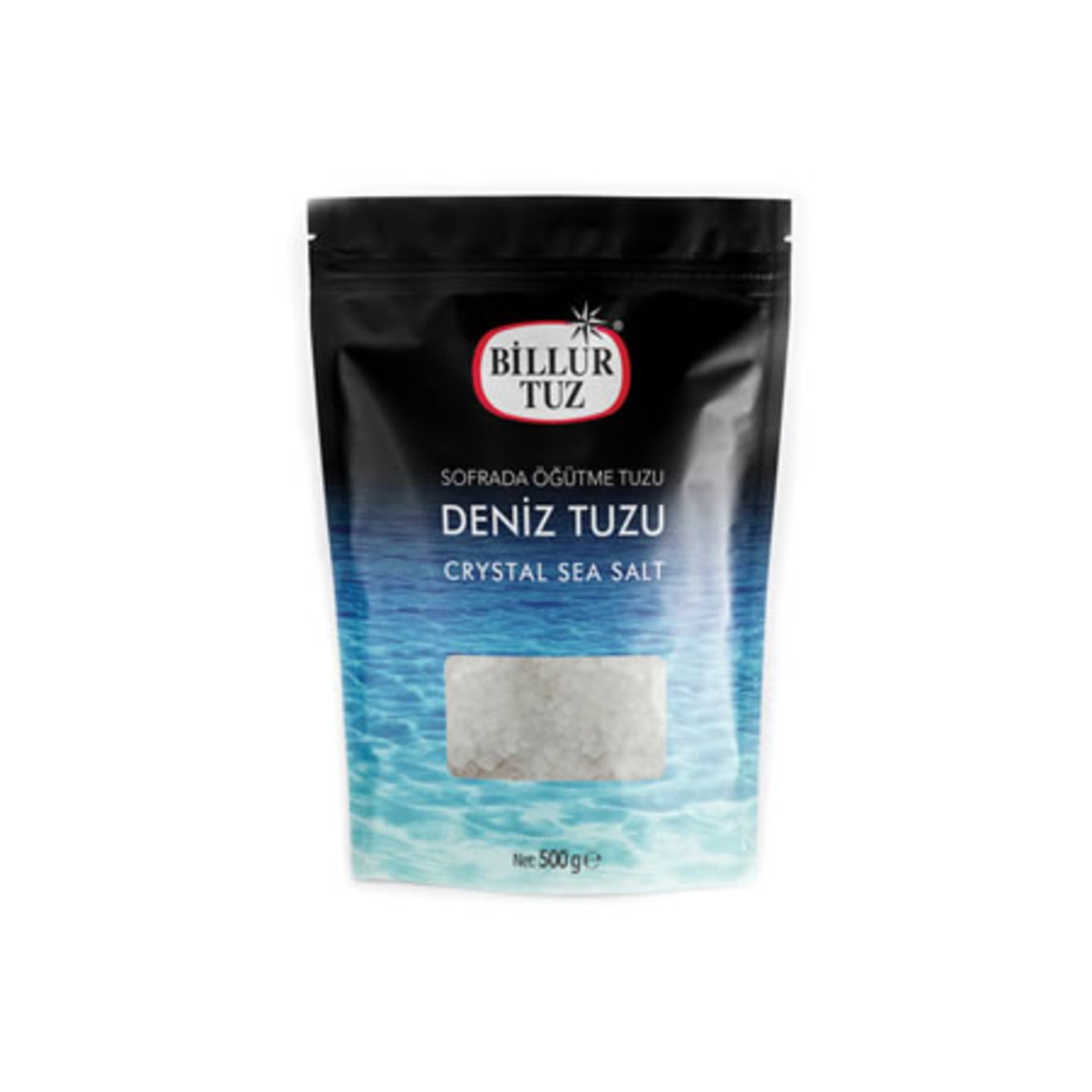 Billur Sofrada Öğütme Deniz Tuzu 500 Gr