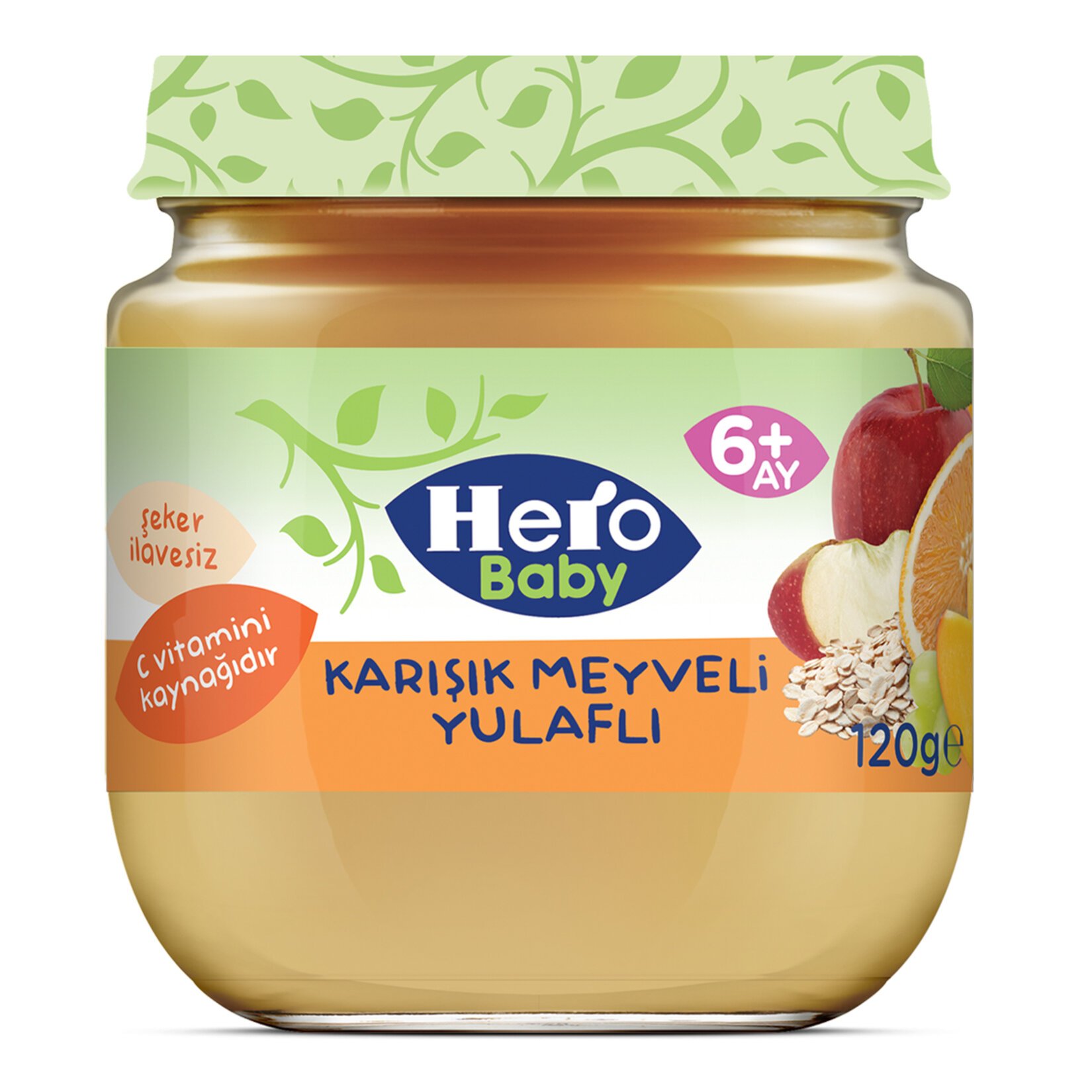 Hero Baby Karışık Meyvve Yulaflı 120 Gr