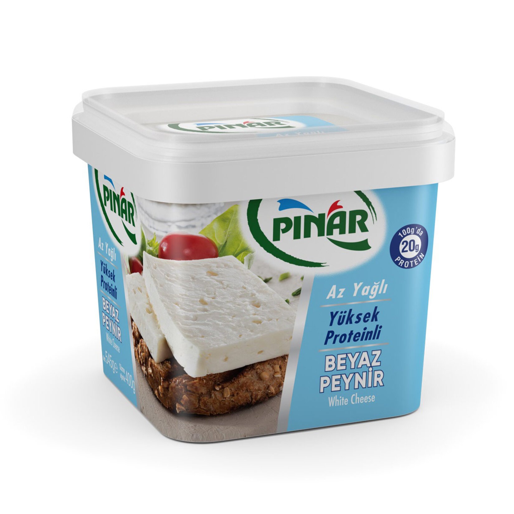 Pınar Az Yağlı Yüksek Proteinli Beyaz Peynir 400 G