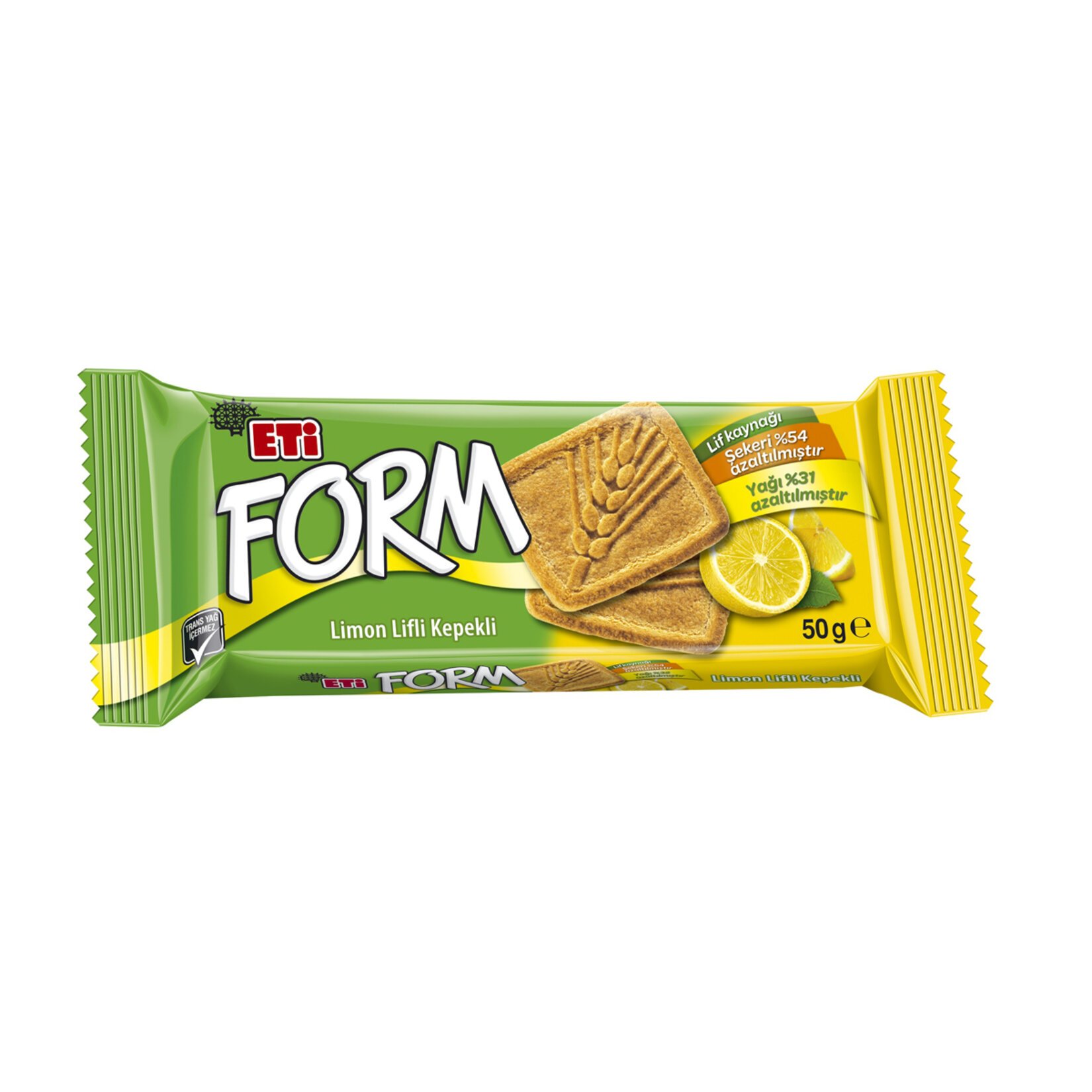 Eti Form Limon Lifli Kepekli Bisküvi 50 gr