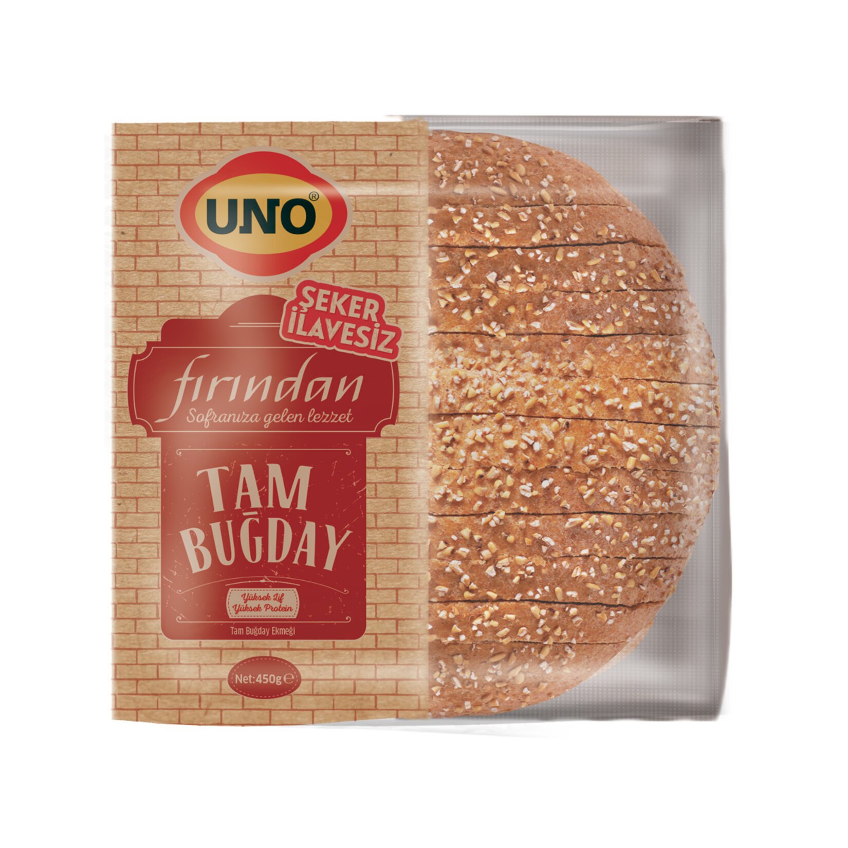 Uno Fırından Tam Buğday 450 Gr