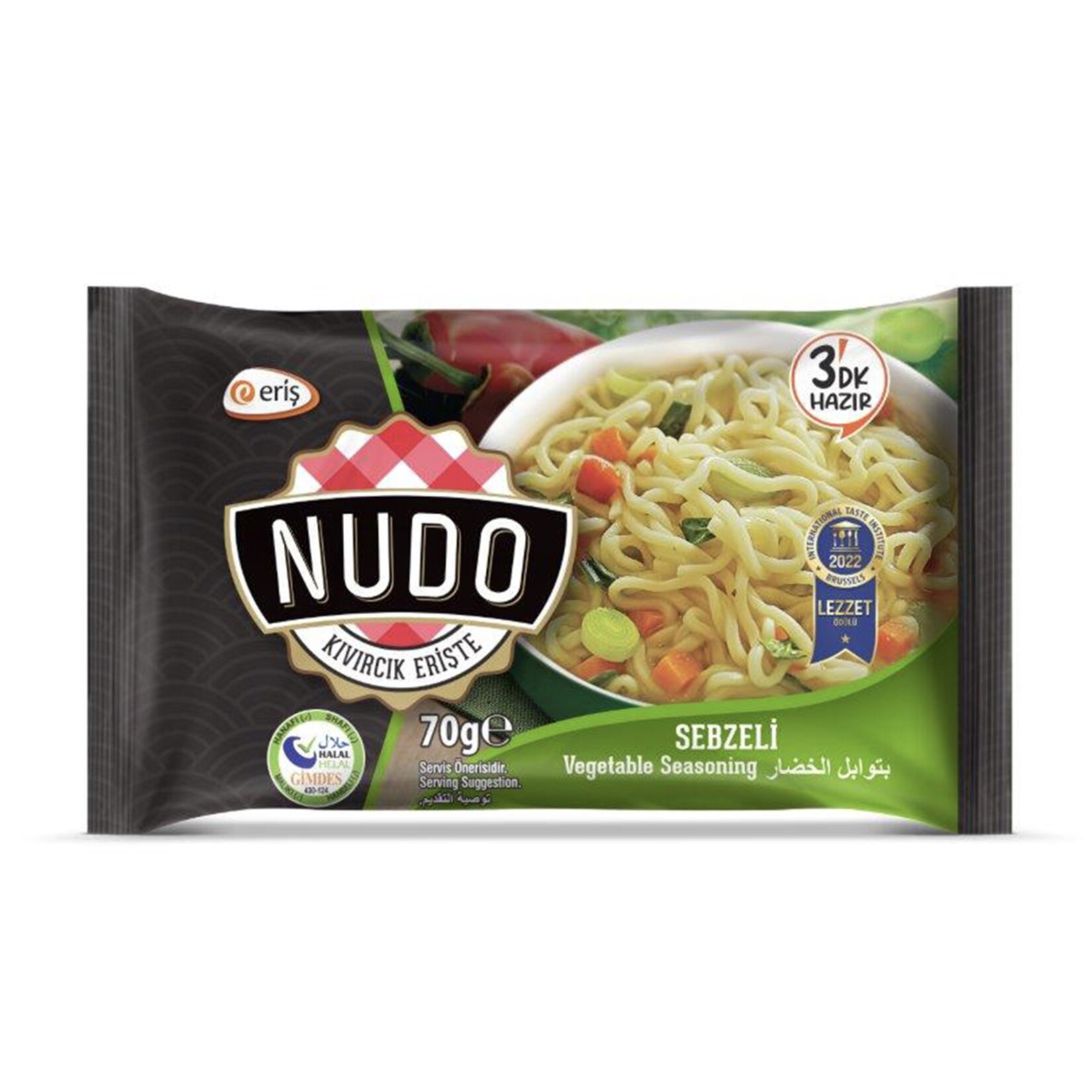 Nudo Sebzeli Noodle 70 G Poşetr