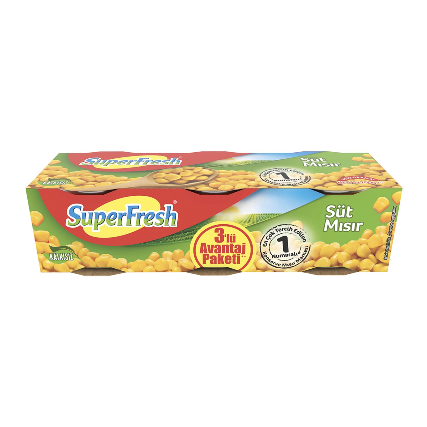 Superfresh Mısır 3x200 Gr