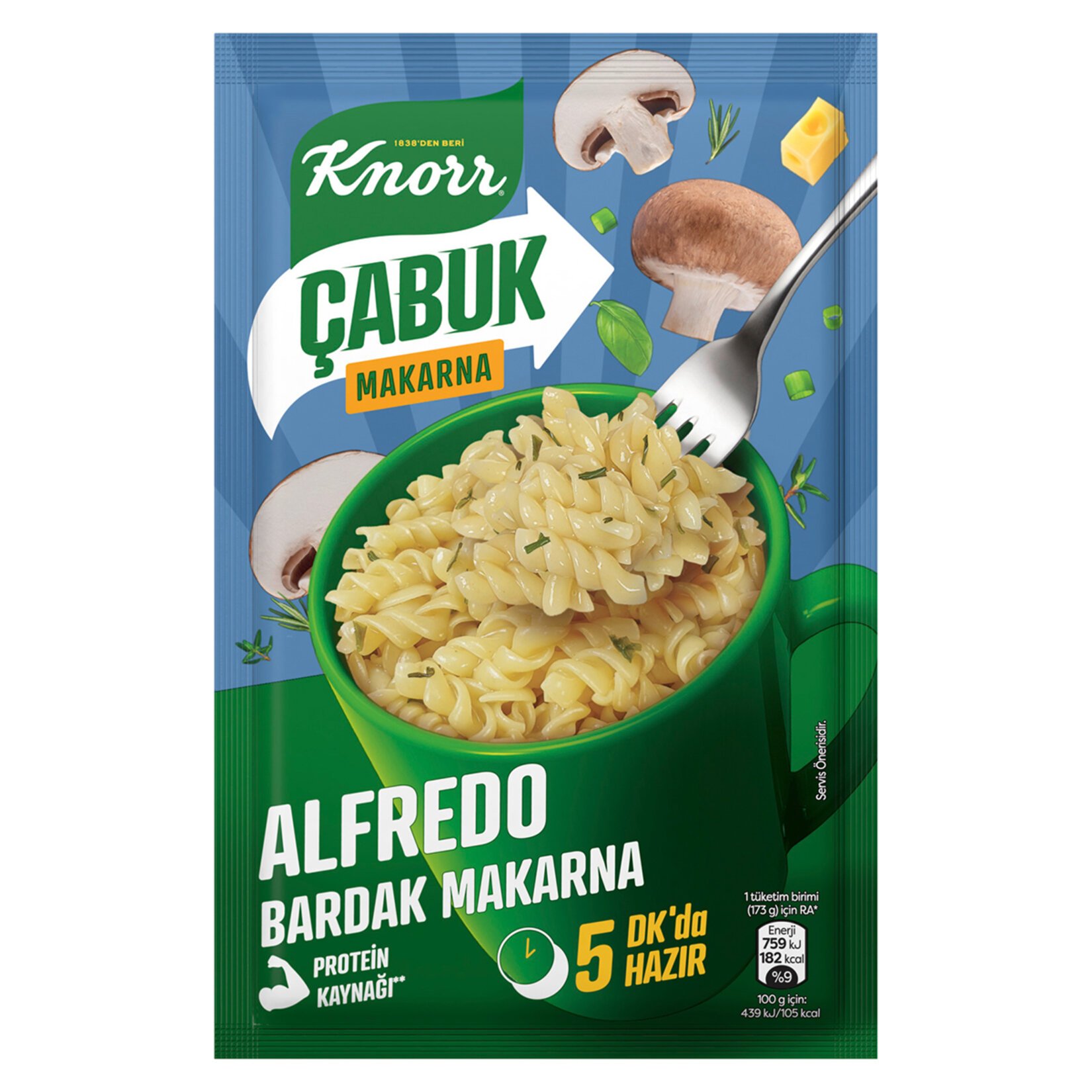 Knorr Çabuk Alfredo Bardak Makarna 48G