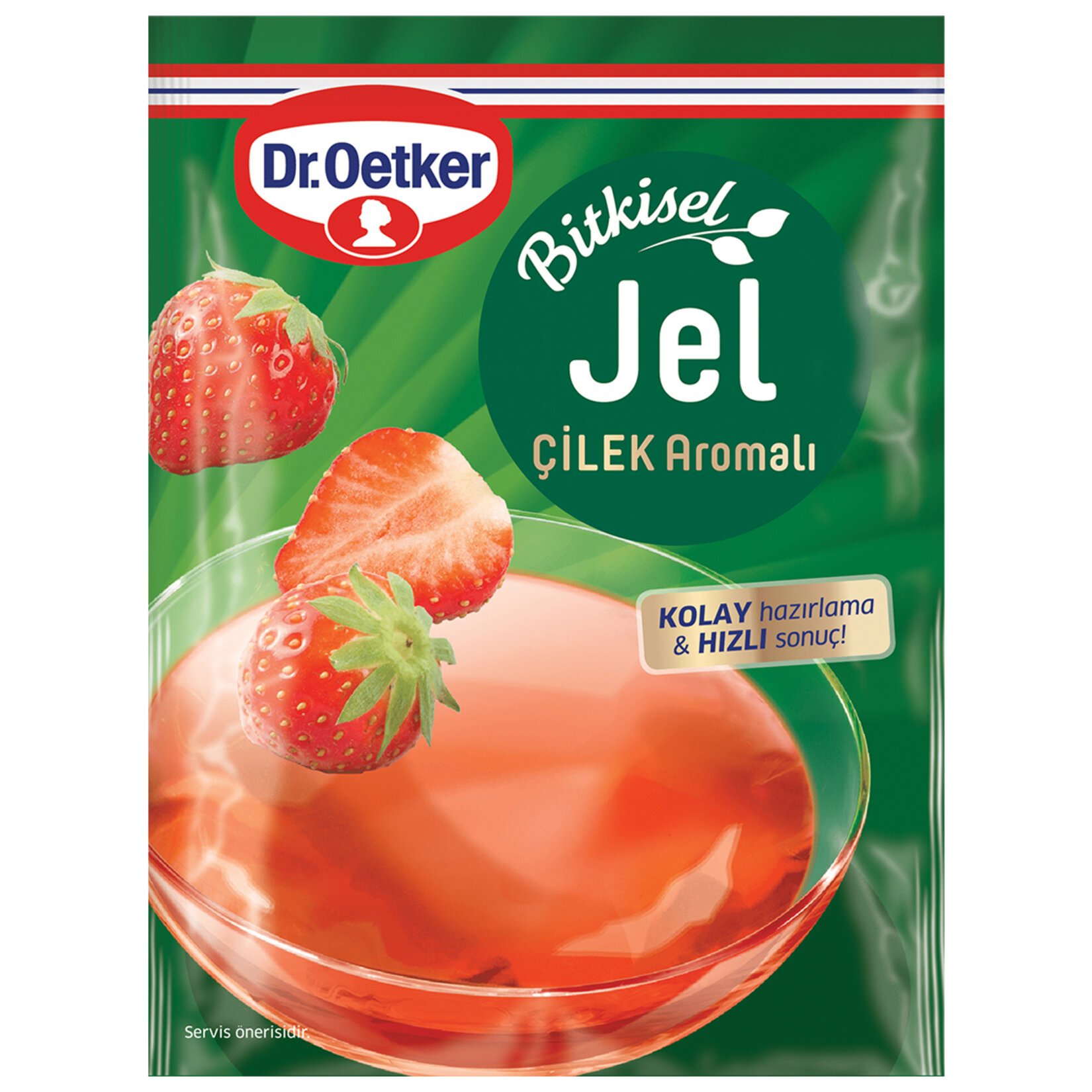 Dr.Oetker Jel Bitkisel Çilek Aromalı 100 Gr